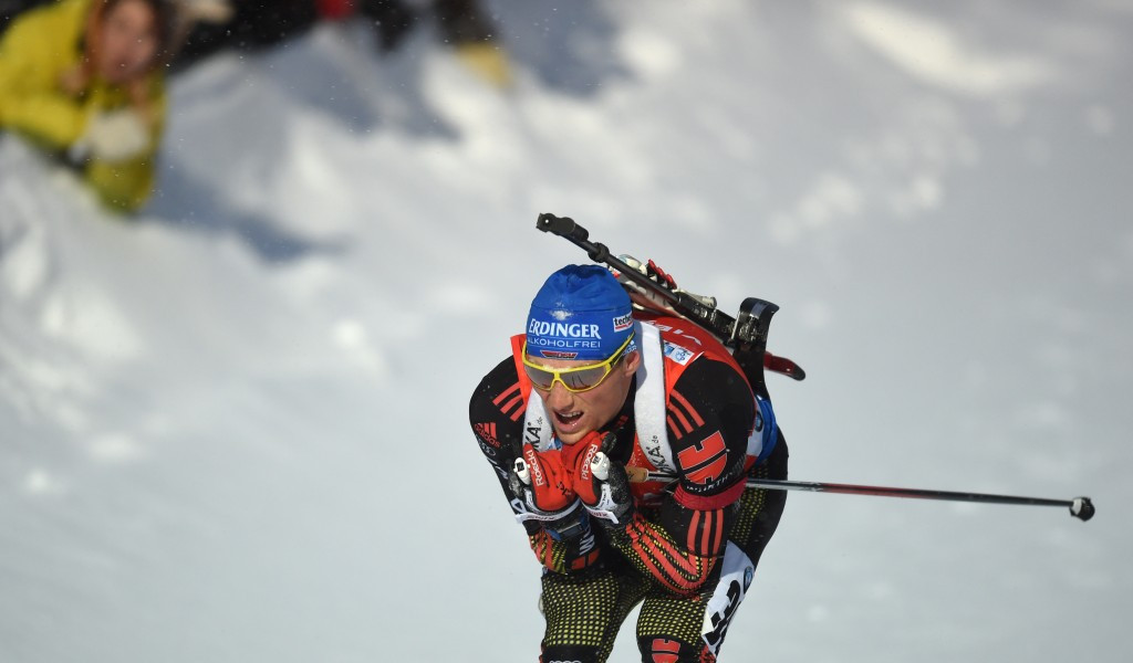 Erik Lesser claimed gold in the men's event in front of a home crowd