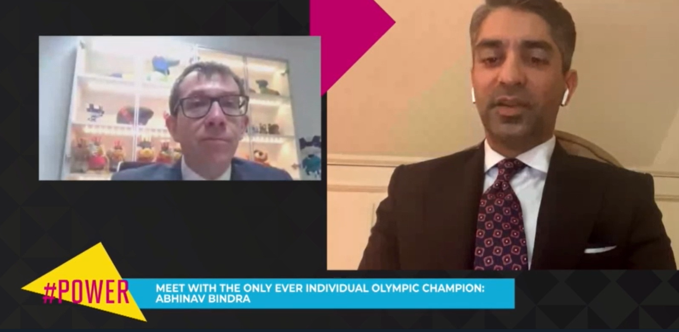 India's only individual Olympic gold medallist, Abhinav Bindra, told insidethegames.biz editor Duncan Mackay during Global Sports Week Paris that the Youth Olympics would be India's best next step in terms of hosting a Games ©GSW