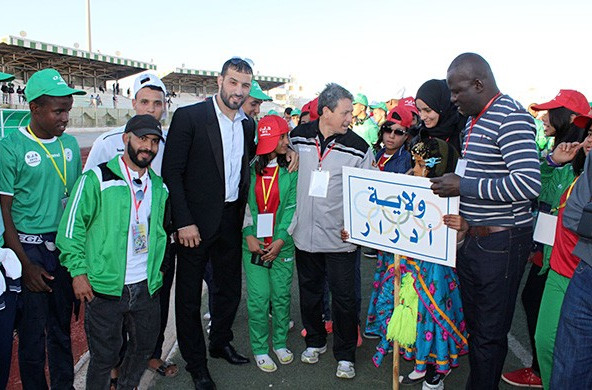 Algerian Olympic medal-winning judoka Amar Benikhlef was among those in attendance at the 