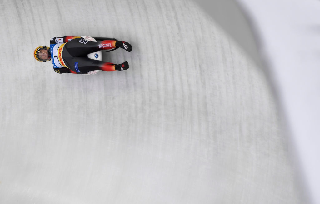 Natalie Geisenberger will aim to wrap up the overall women's Luge World Cup title in St Moritz ©Getty Images