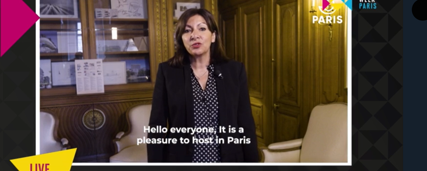 Anne Hidalgo, Mayor of Paris, sent a message to Global Sports Week , as did the Mayor of Los Angeles, Eric Garcetti, and officials from Tokyo, Beijing, Dakar and Milan ©GSW