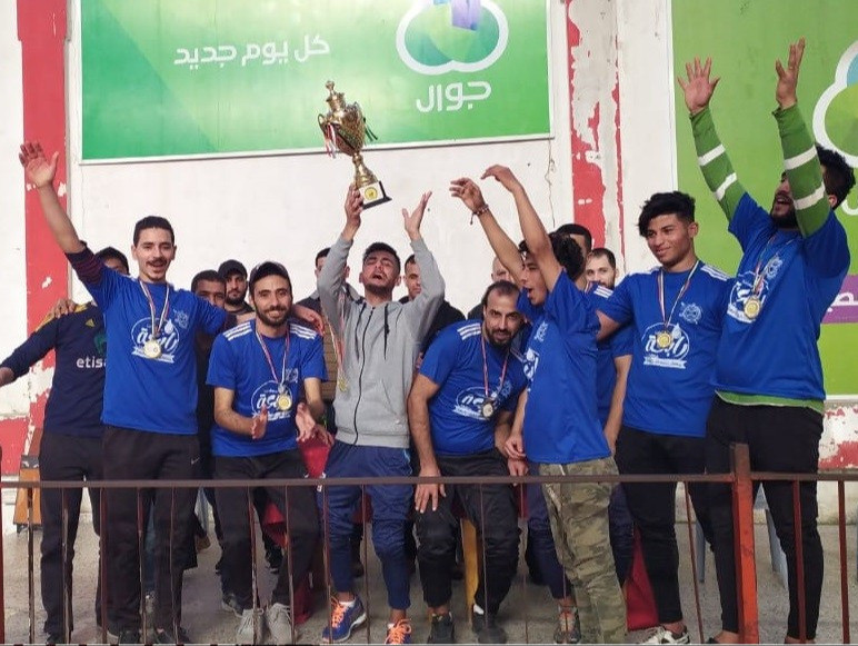 Beach Services won the Palestine Baseball5 Cup ©WBSC