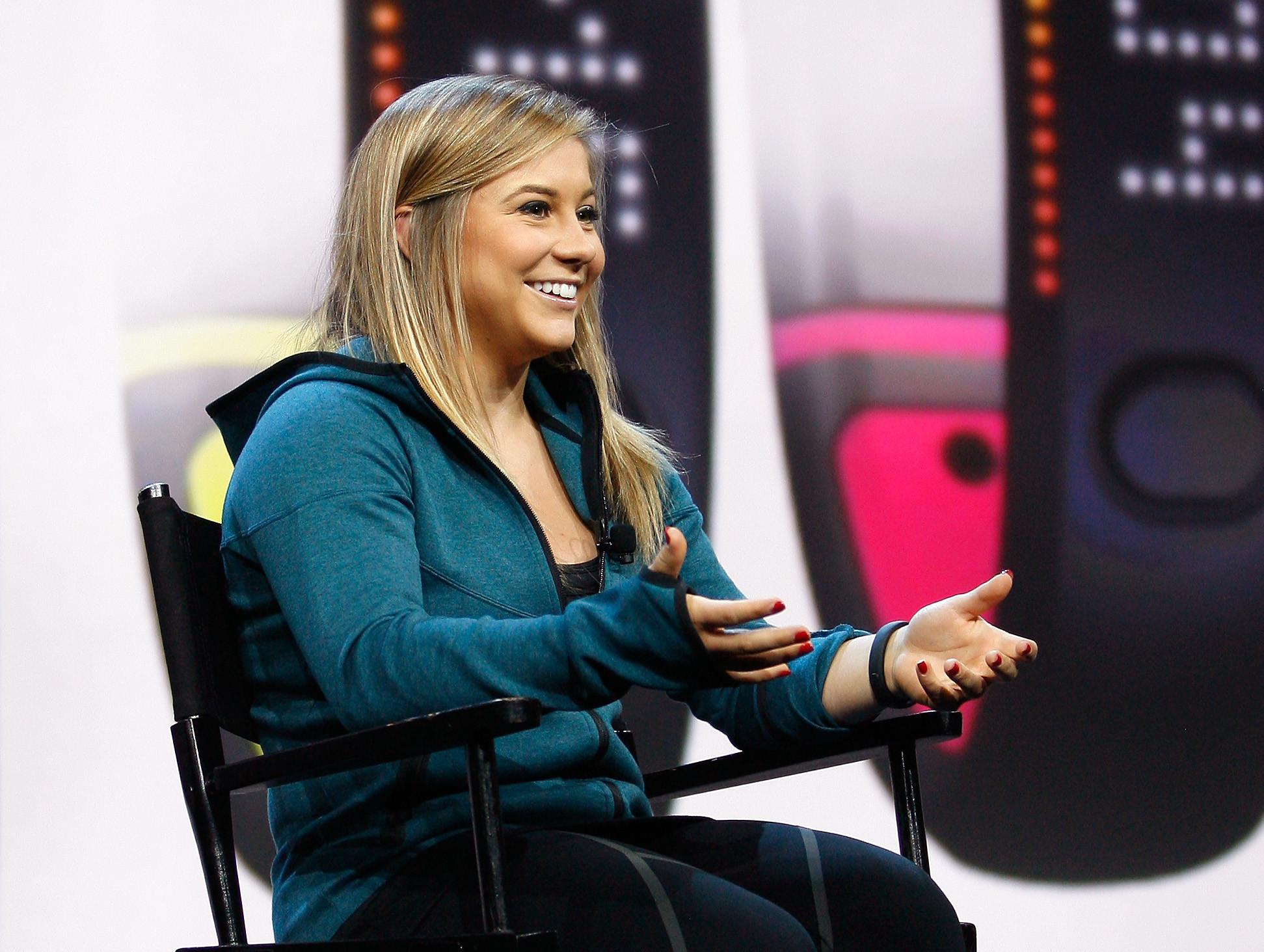 Shawn Johnson, who is expecting her second child, has tested positive for coronavirus ©Getty Images