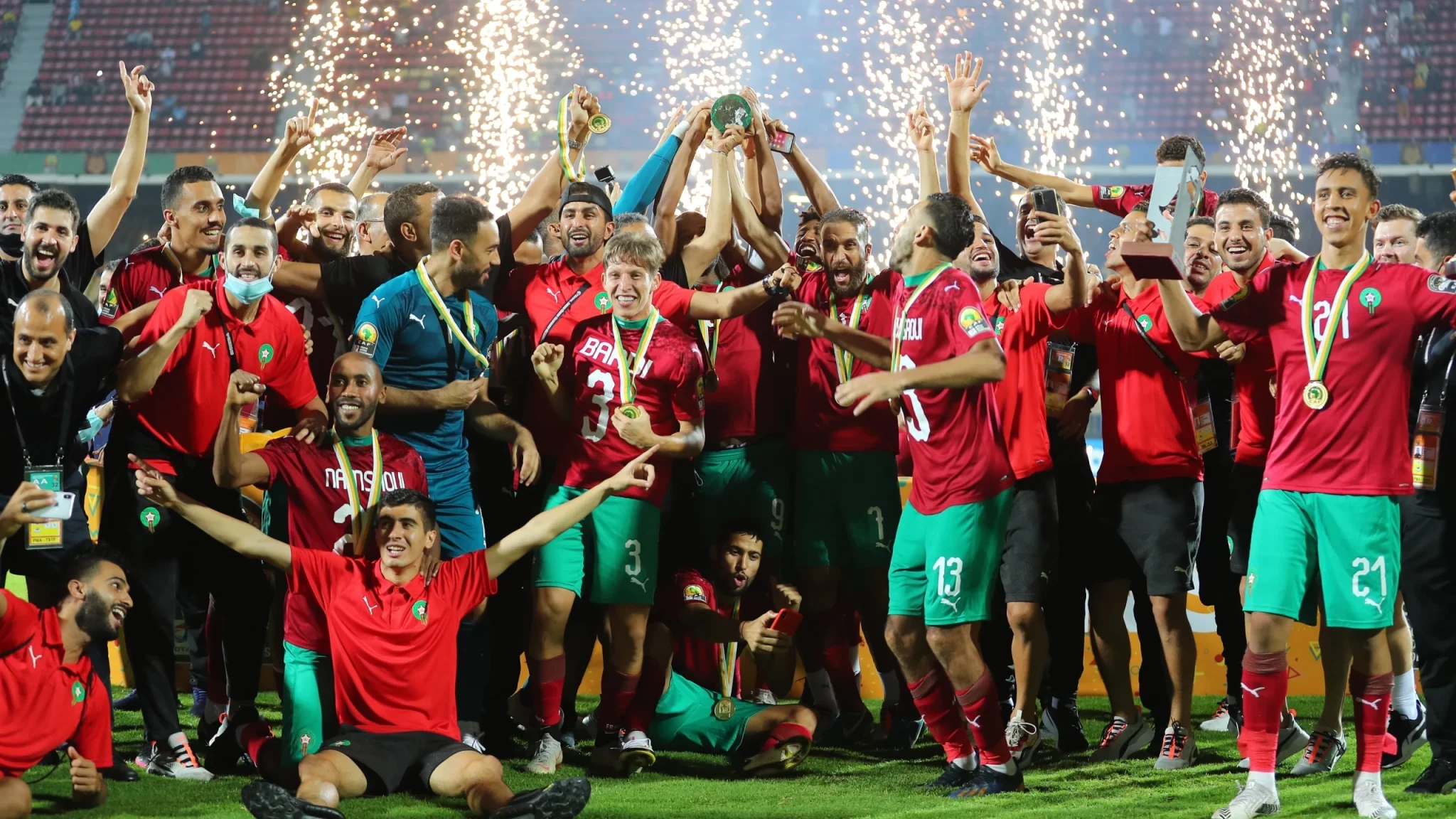 Morocco beat Mali 2-0 in the final in Cameroon ©CAF