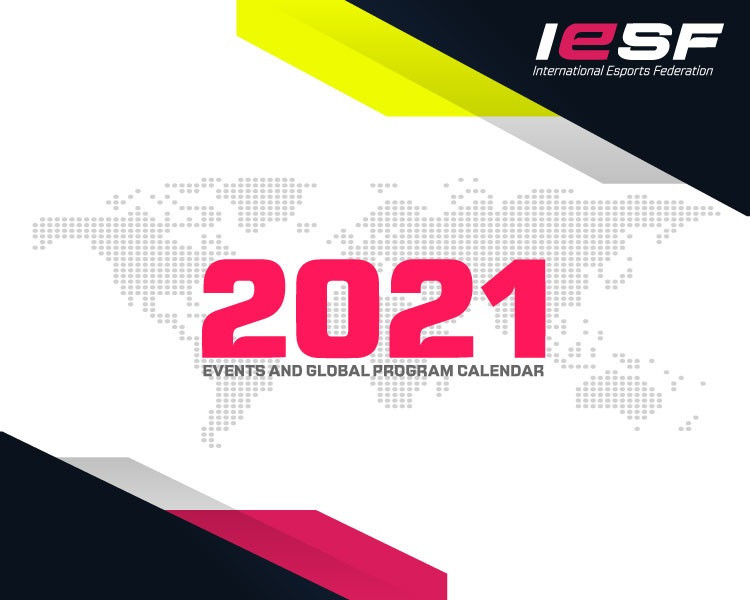 The International Esports Federation has announced its schedule of events for 2021 ©IESF