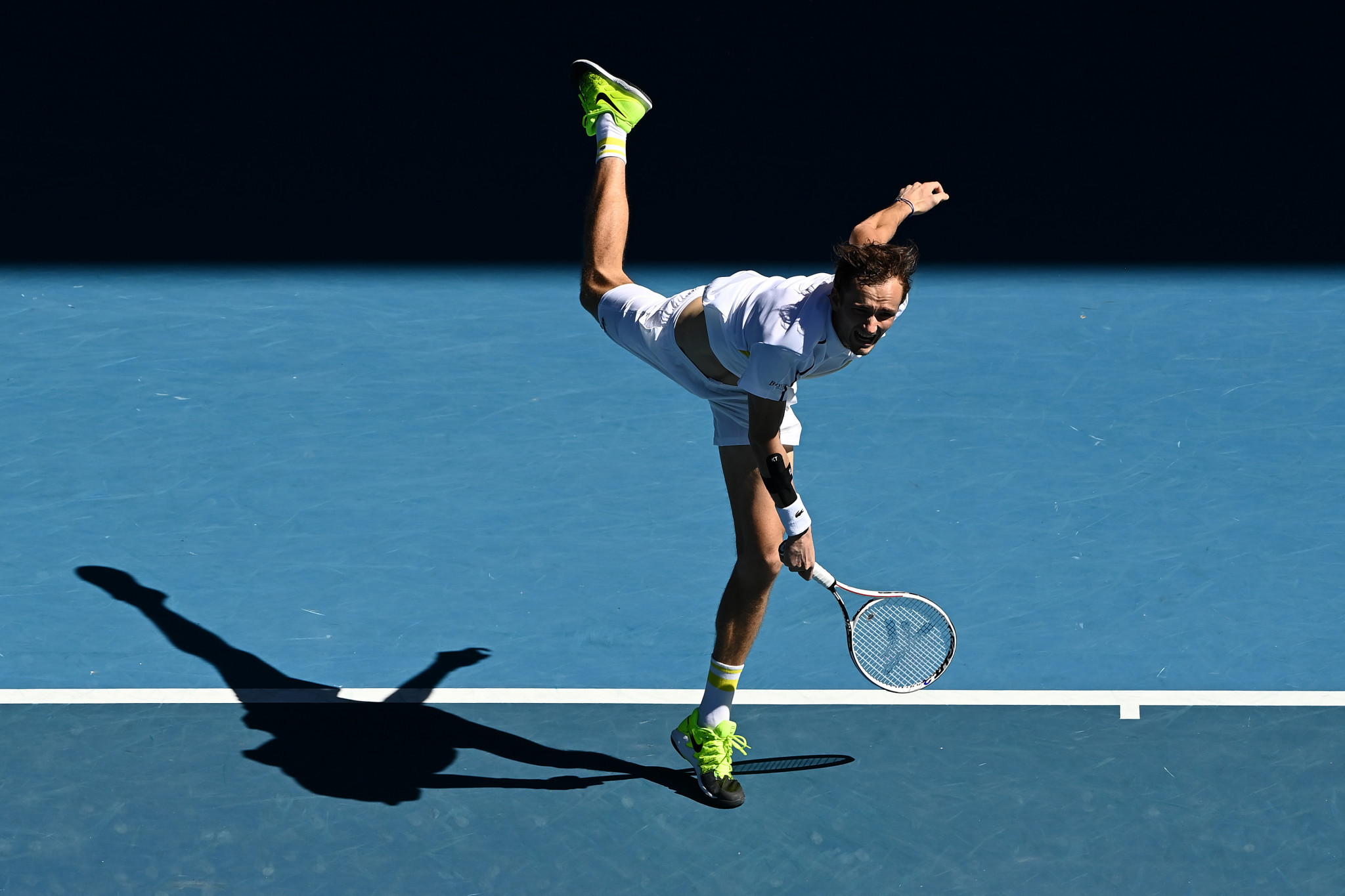 Men's fourth seed Daniil Medvedev was another straight sets winner on day two in Melbourne ©Getty Images