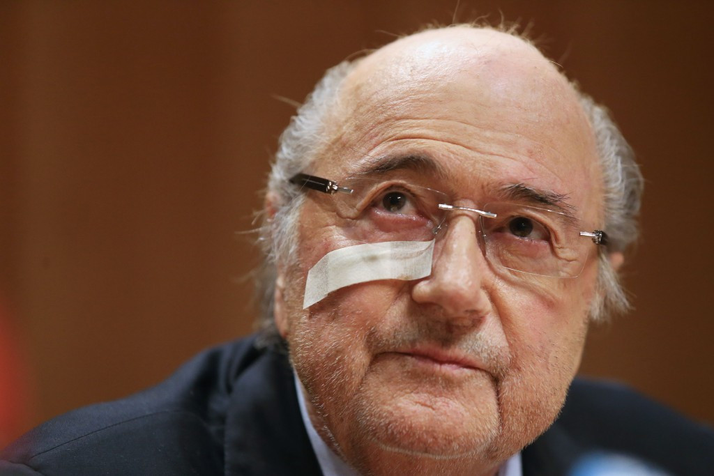 Sepp Blatter has now been banned from football for eight years 