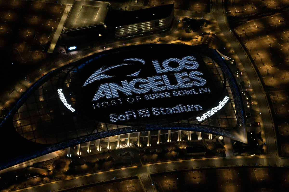 The logo for the Los Angeles Super Bowl Host Committee was revealed yesterday  ©Los Angeles Sports & Entertainment Commission