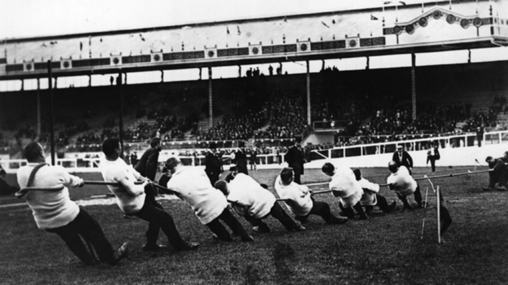Tug of war appeared in every Olympic Games from Paris 1900 to Antwerp 1920 ©Getty Images