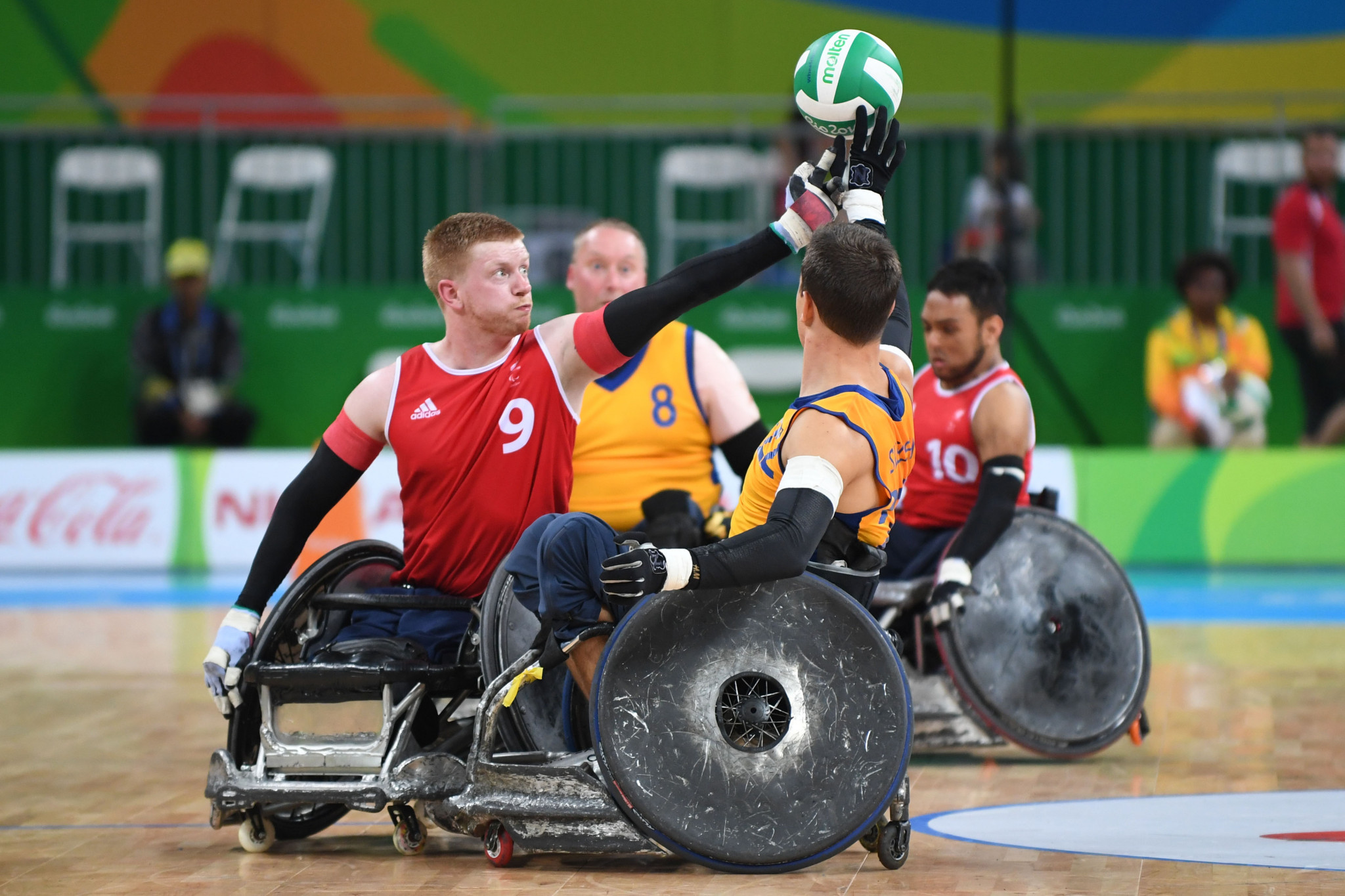 Britain finished fifth in the wheelchair rugby contest at the Rio 2016 Paralympic Games ©Getty Images