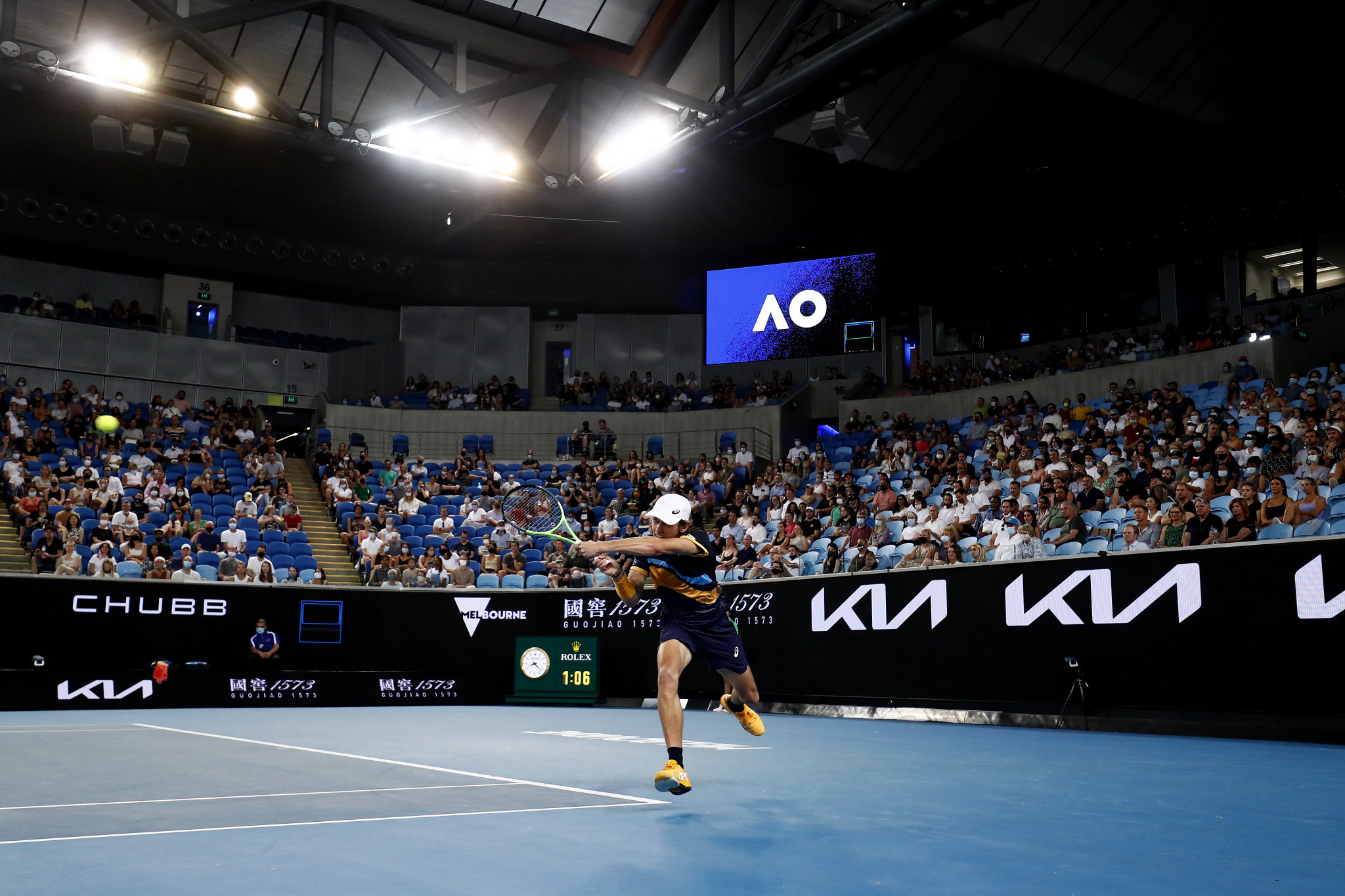 A total of 1,200 players are taking part in the Australian Open after undergoing a strict 14-day quarantine period ©Getty Images