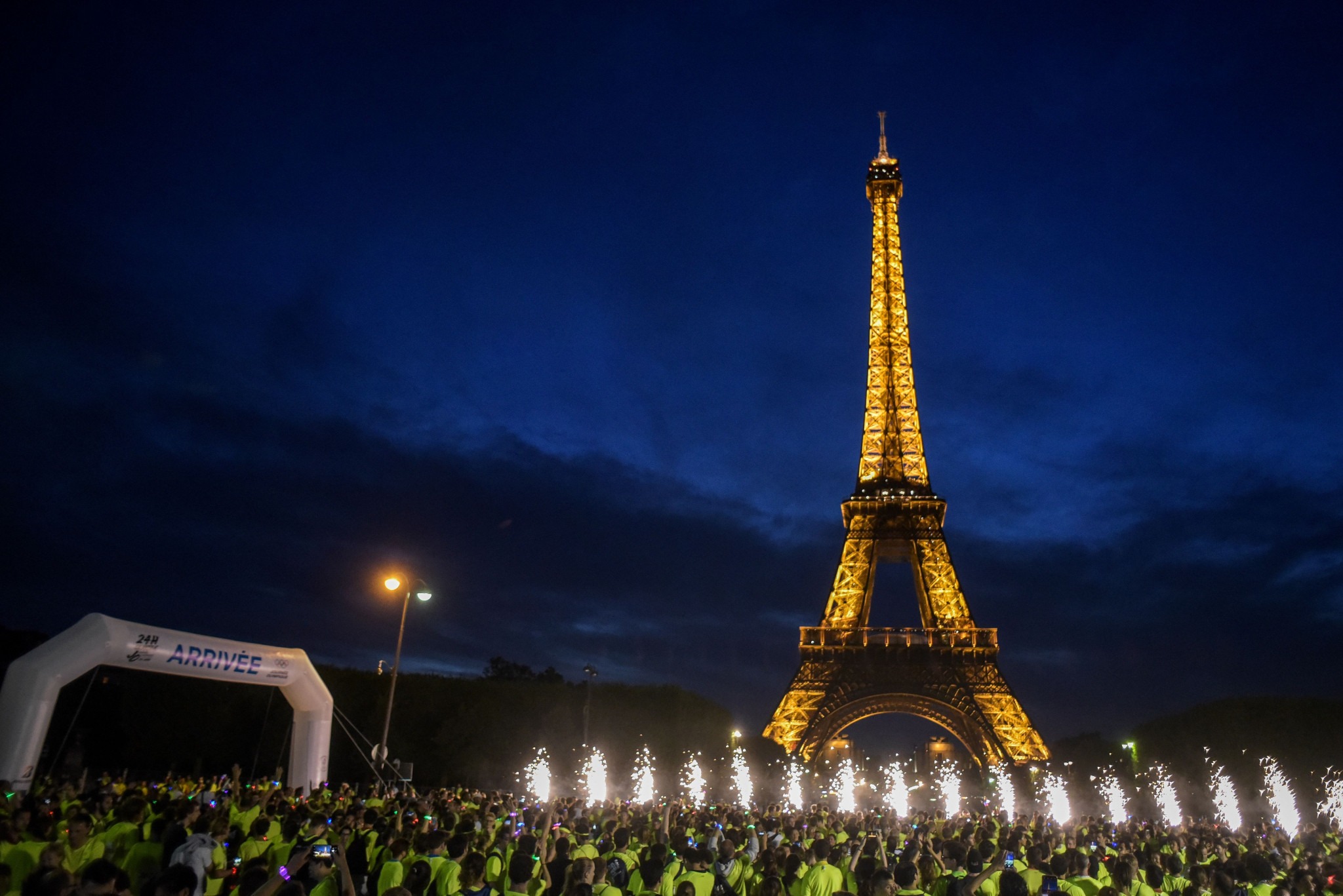 Eiffel Tower set for golden look prior to Paris 2024