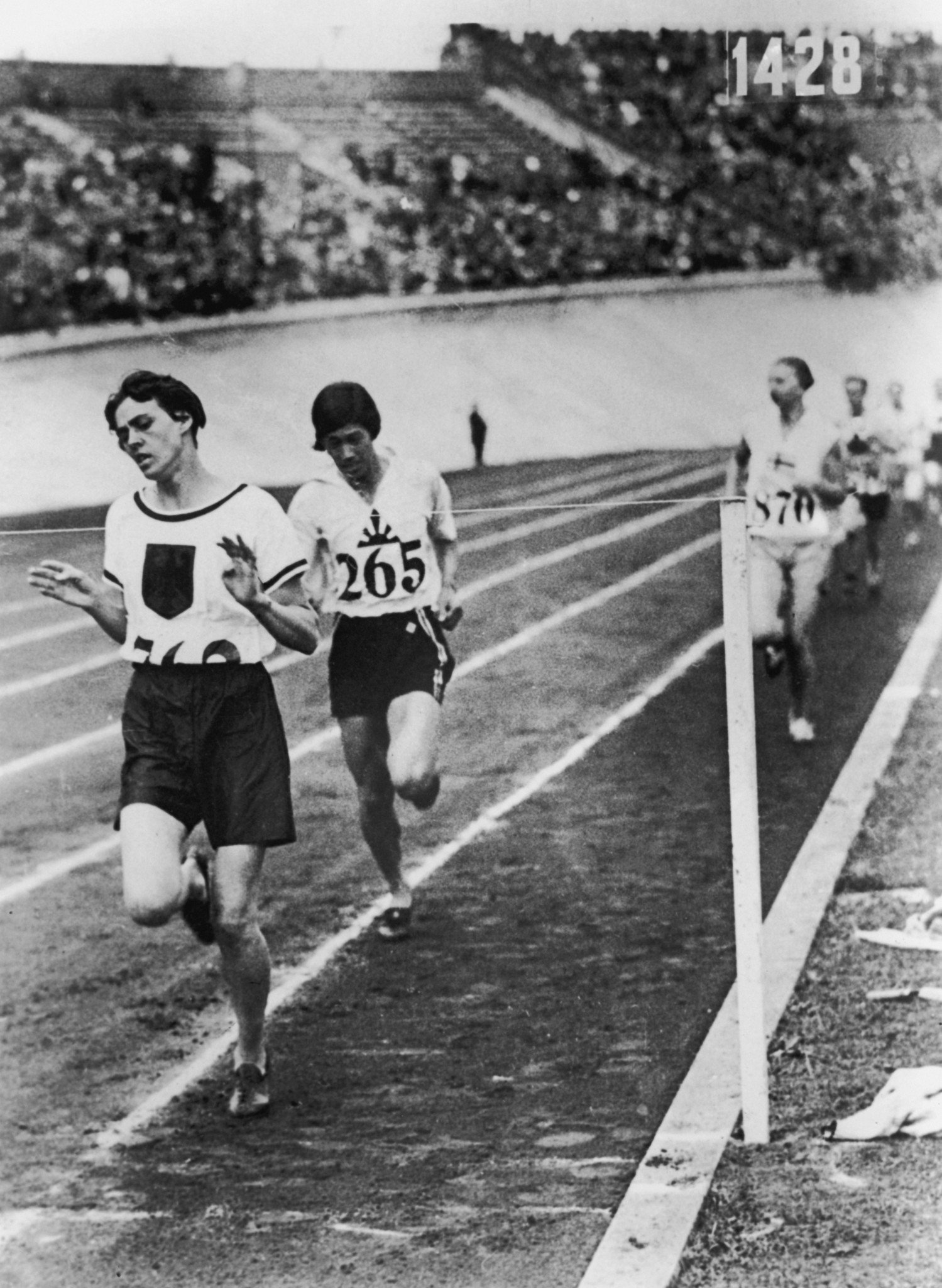 Lina Radke was the first women's 800m Olympic champion, and set a world record in the process ©Getty Images