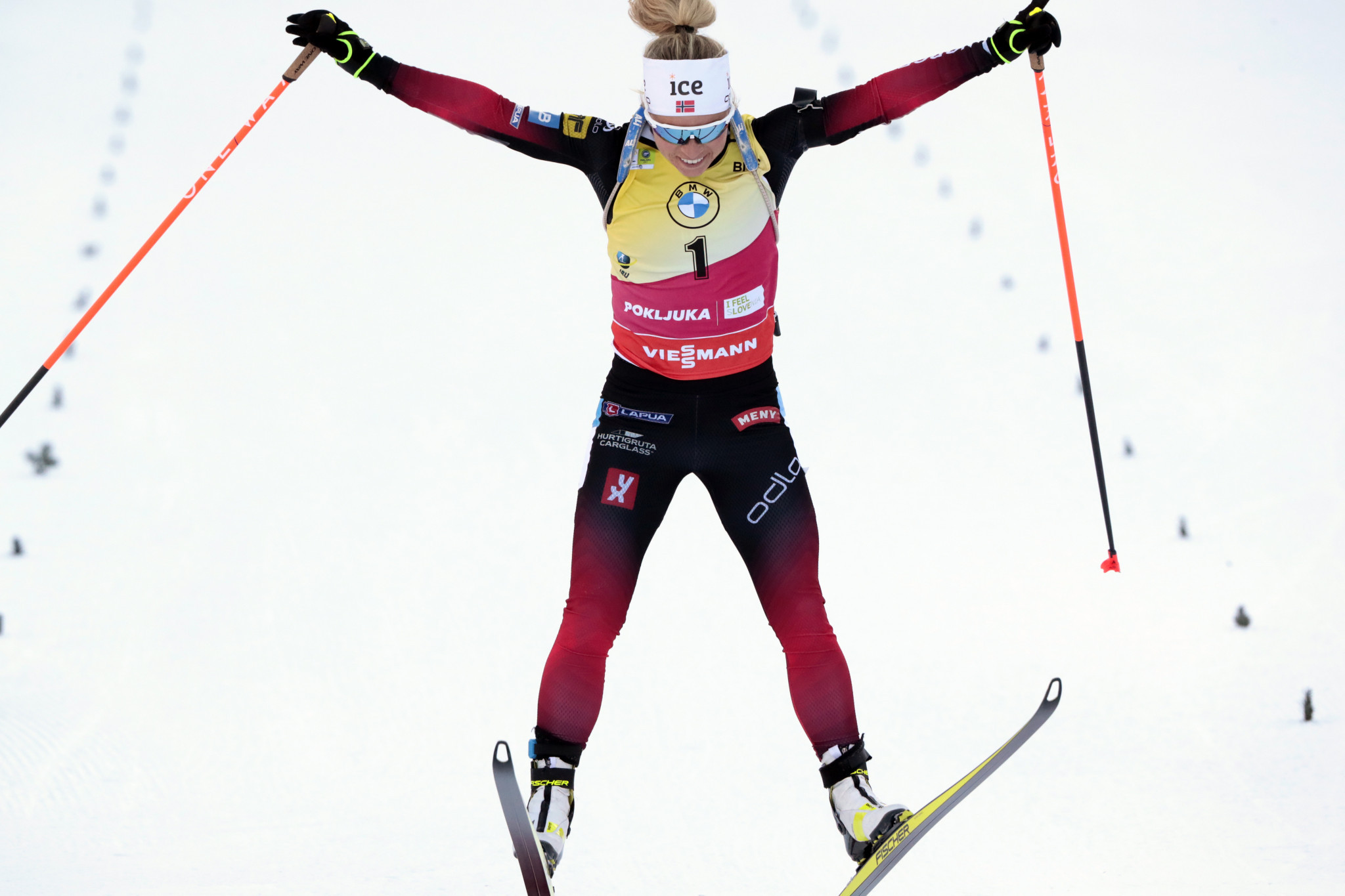Eckhoff prevails in pursuit for third gold at IBU World Championships