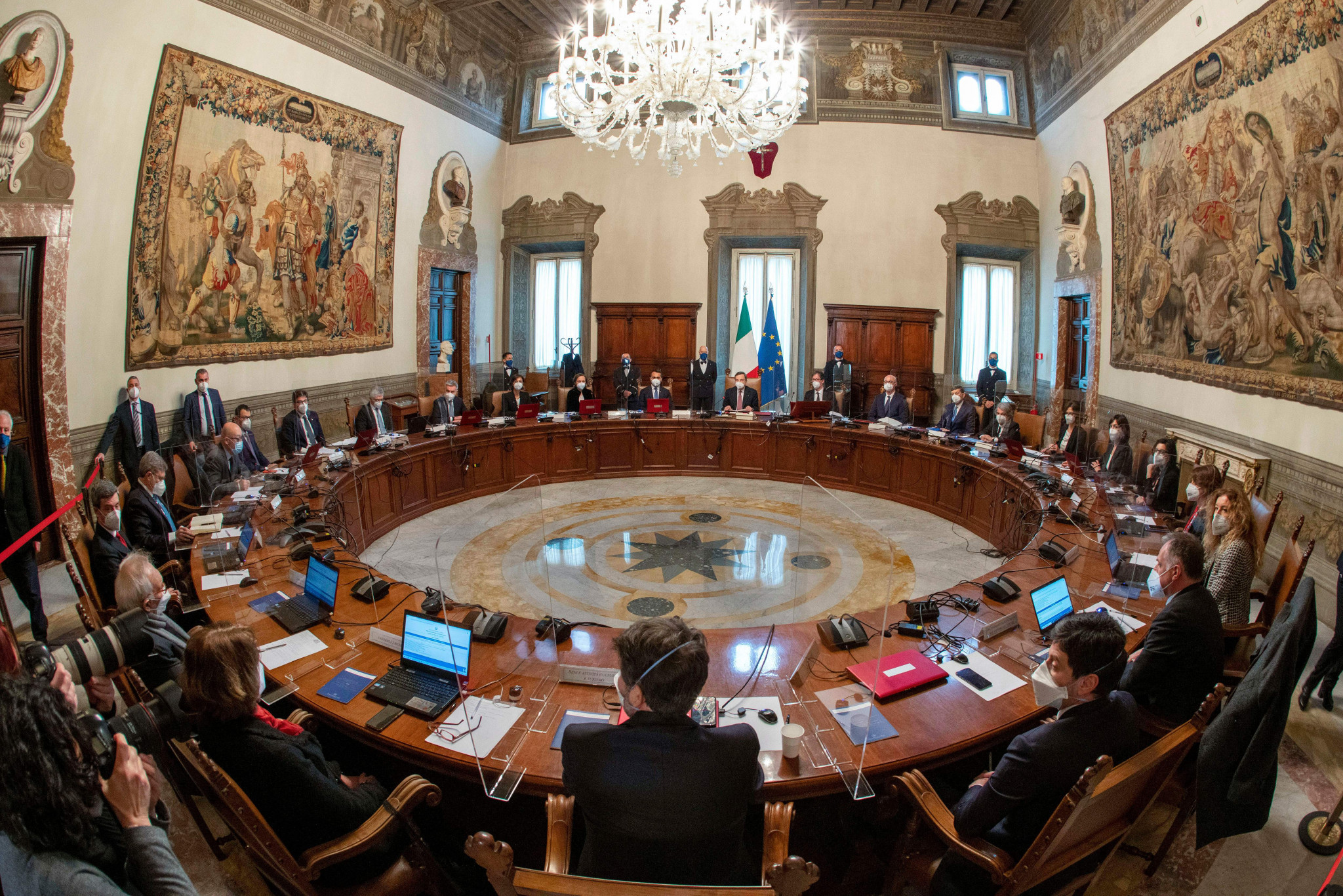 The new cabinet was sworn-in yesterday in Italy ©Getty Images