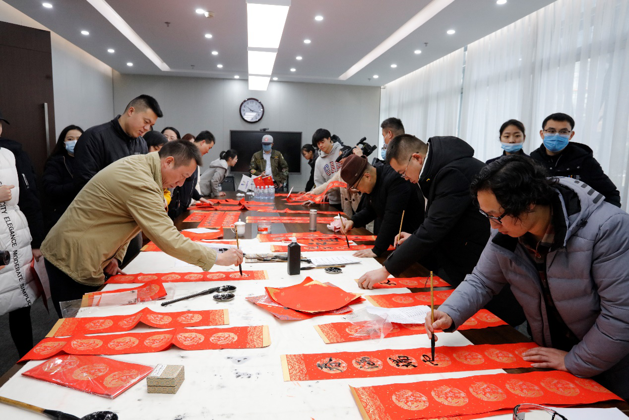 Spring Festival couplets were written by calligraphy masters to celebrate Chinese New Year ©Chengdu 2021