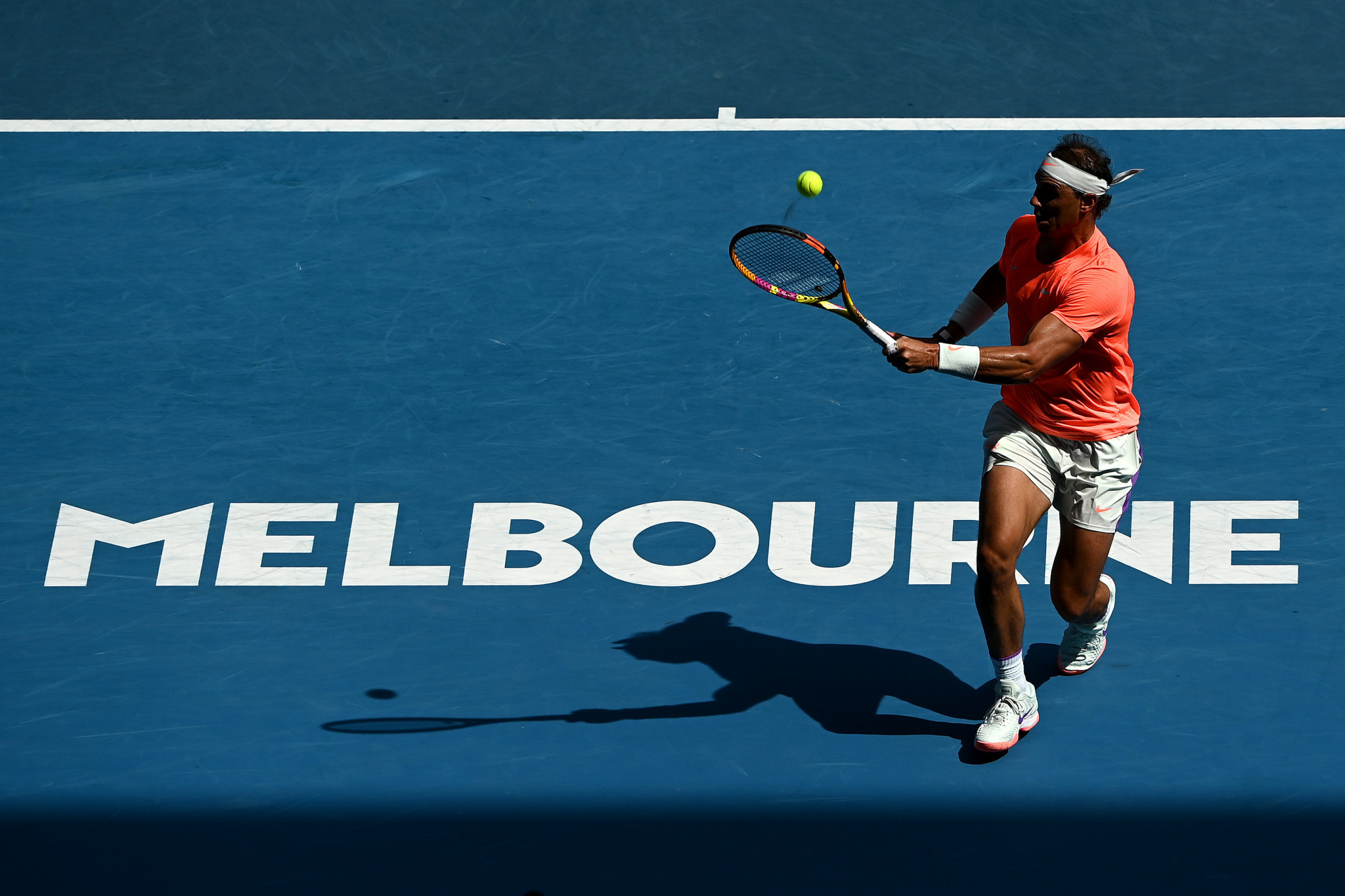 Spain's Rafael Nadal progressed to his 43rd Grand Slam quarter-final ©Getty Images