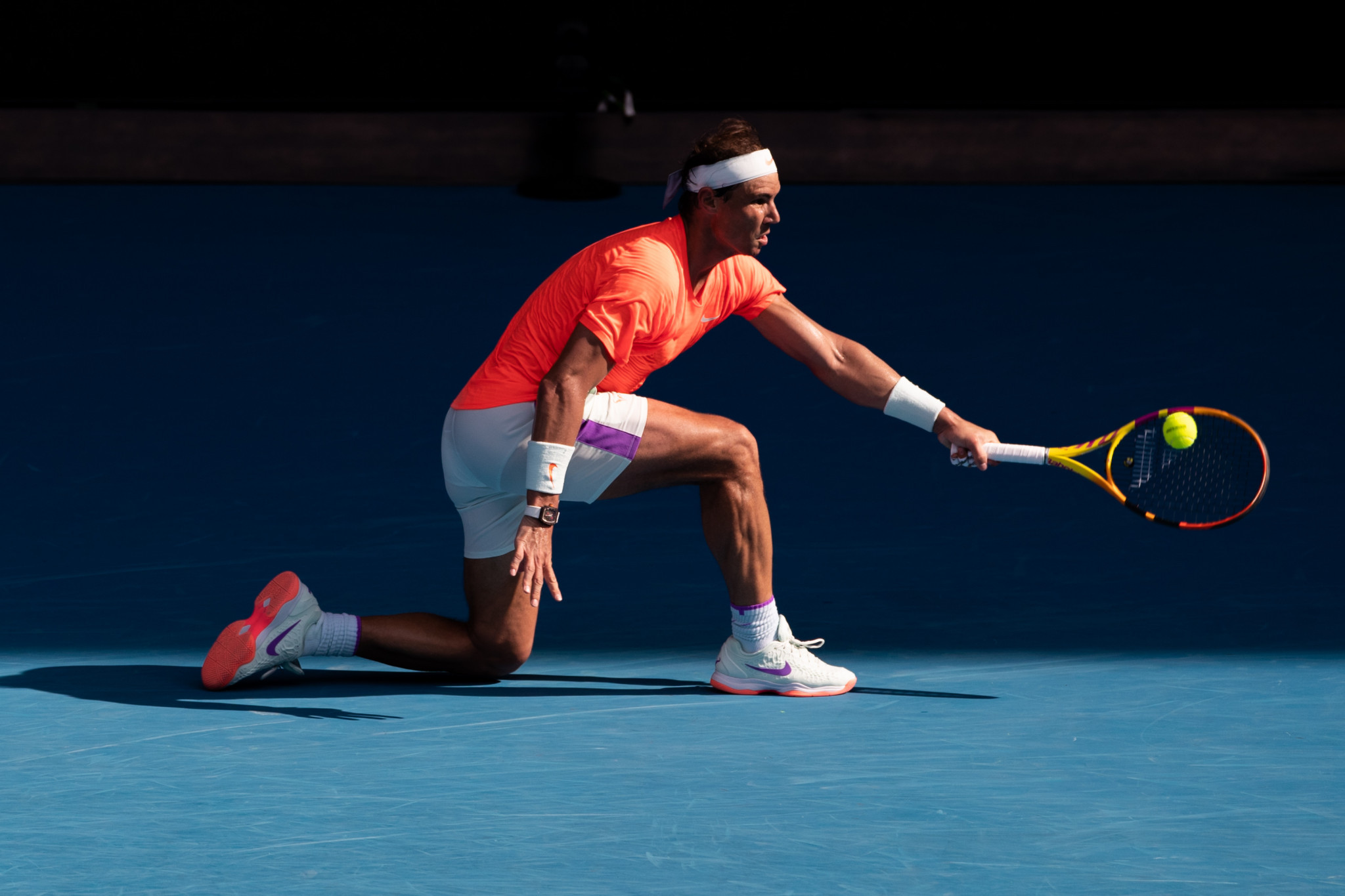 Rafael Nadal progressed to his 43rd Grand Slam quarter-final at the Australian Open ©Getty Images