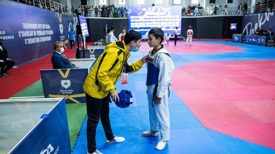 Mukhamadjon Turgunov will soon be able to act as a taekwondo coach at international events ©UNHCR