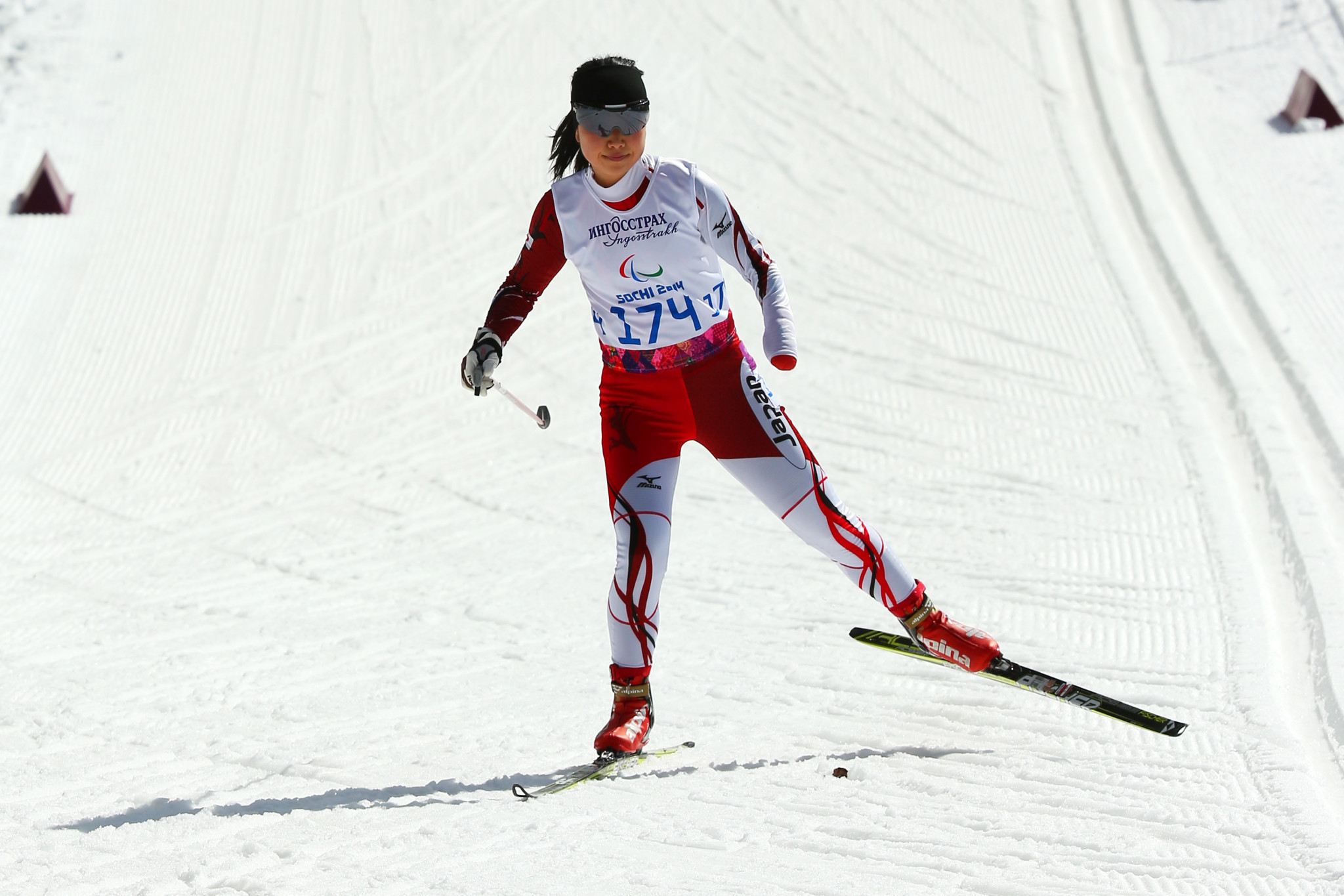 Shoko Ota is a two-time Paralympic medallist on skis ©Getty Images