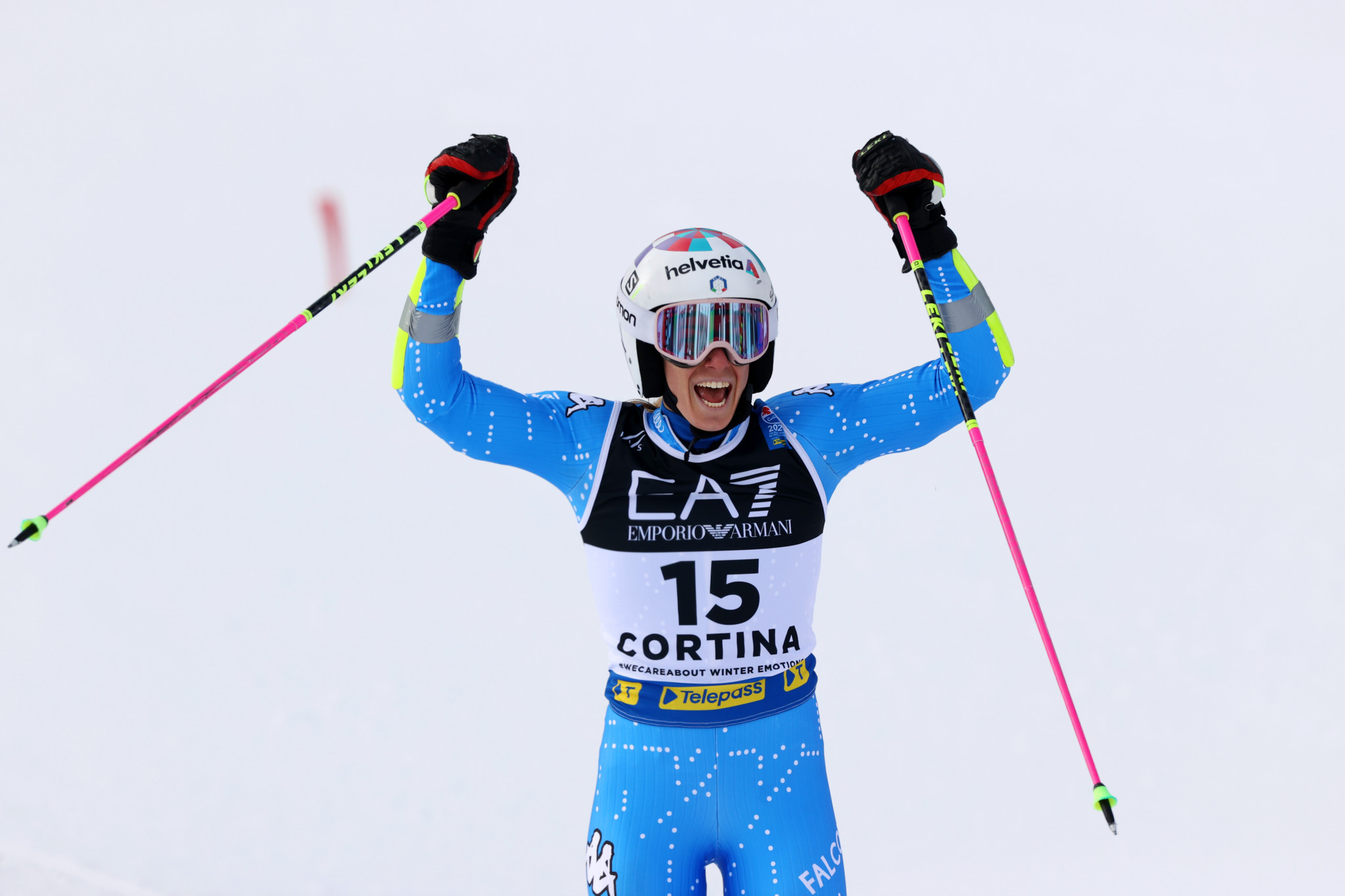 Marta Bassino earned Italy's first gold medal of the FIS Alpine Ski World Championships ©Getty Images