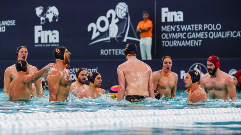 Montenegro top the standings in Group A of the men's Olympic water polo qualification tournament in the Netherlands ©FINA