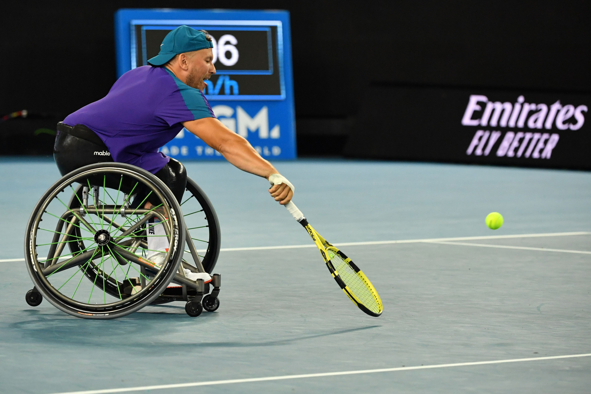 The quad singles final featured Australia's Dylan Alcott and Netherlands' Sam Schroder ©Getty Images