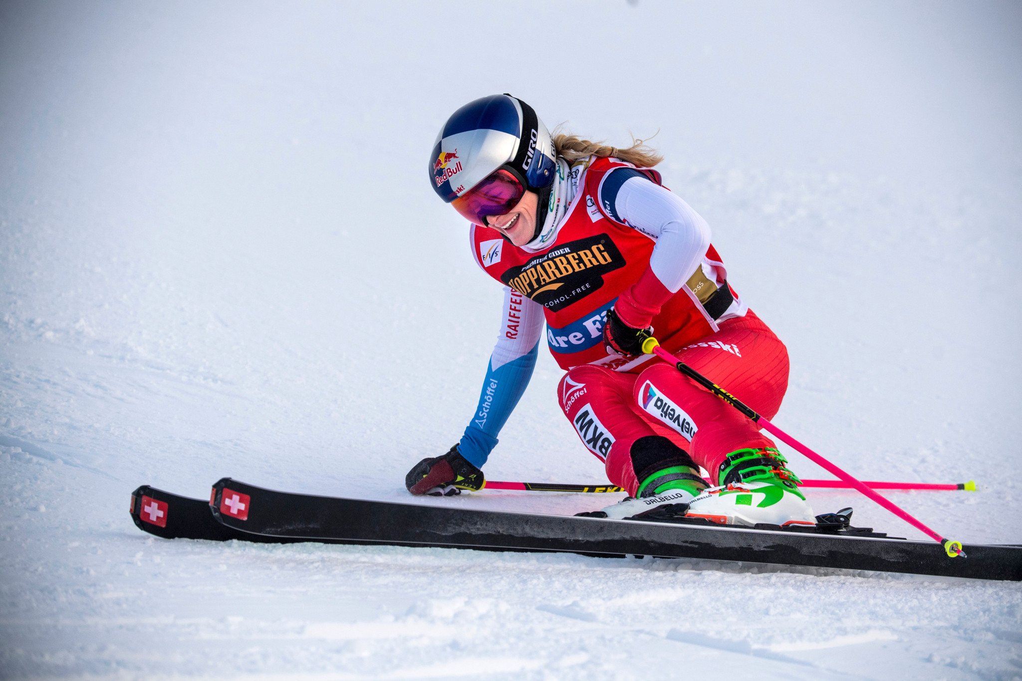 Fanny Smith led qualification in Reiteralm ©Getty Images