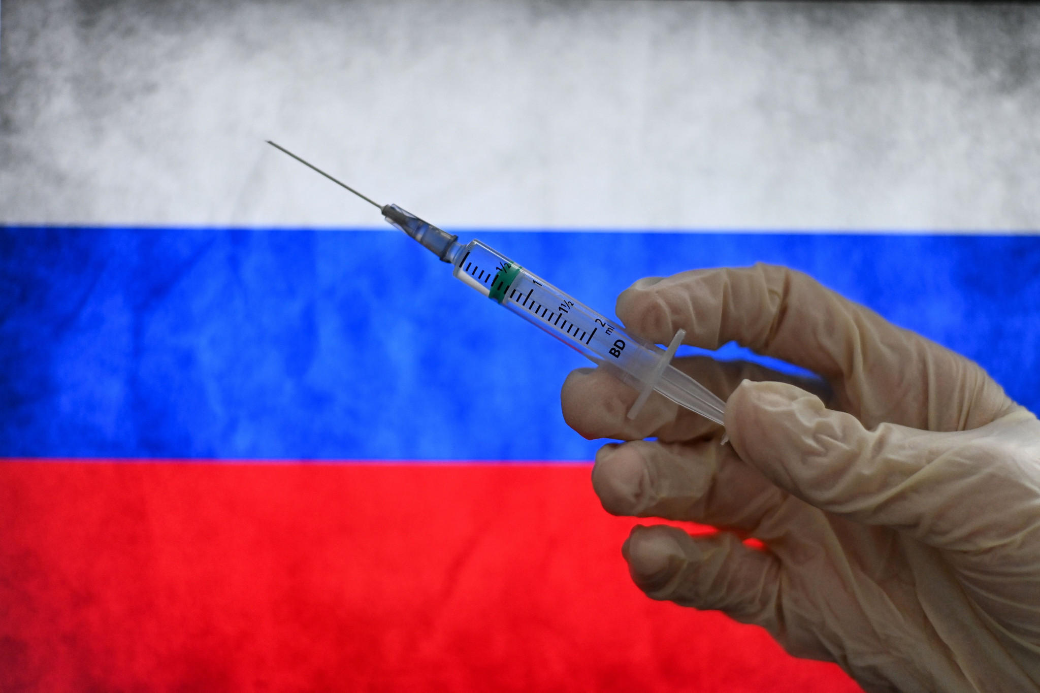 Russia's flag has been banned from world sport due to the country's doping past ©Getty Images