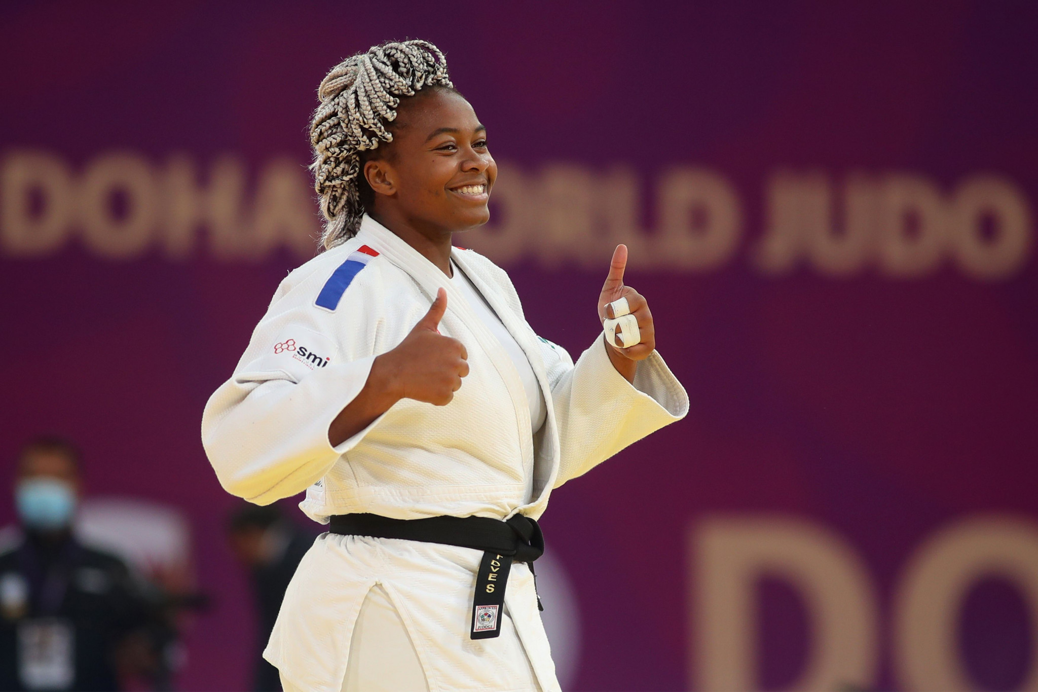 Much is expected of France's Romane Dicko, double European champion and winner of the 2021 World Masters title, in the IJF Tel Aviv Grand Slam that starts tomorrow ©Getty Images