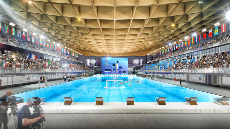 Swimming will now be staged in a temporary pool within the La Défense Arena following changes proposed by Paris 2024 ©Paris 2024