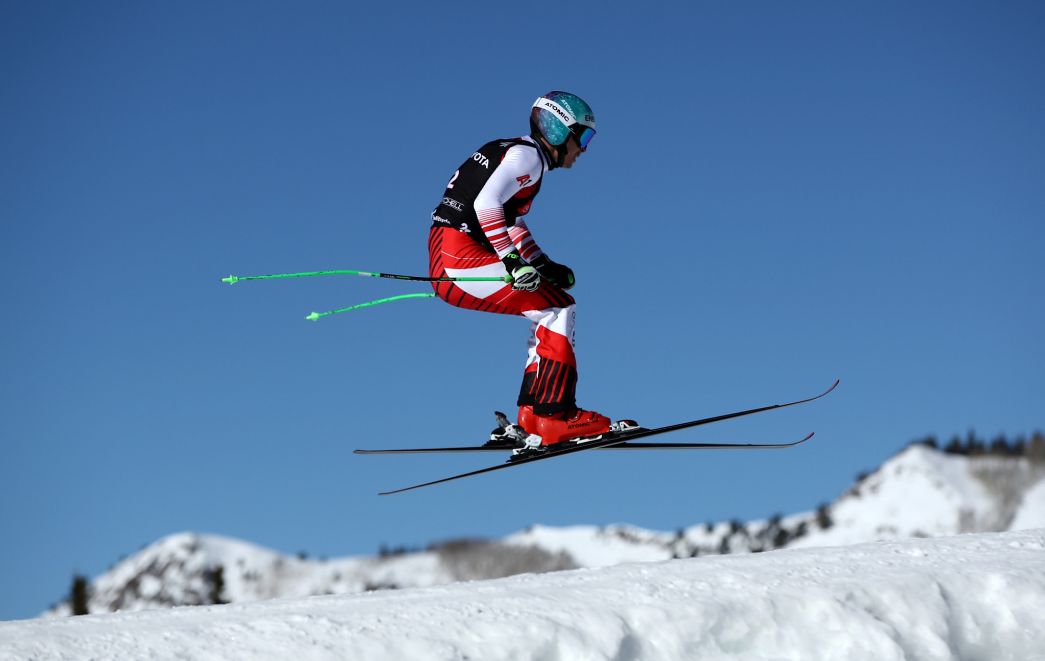 Johannes Rohrweck was the winner of the men's event at the FIS Ski Cross World Cup in Reiteralm ©Getty Images