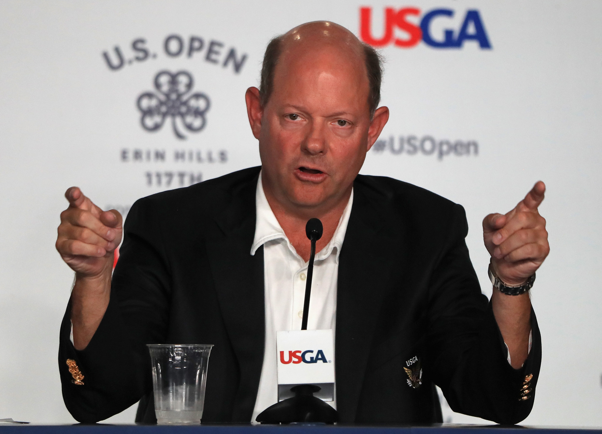 Mike Davis is the current USGA chief executive but announced last year he was to step down ©Getty Images