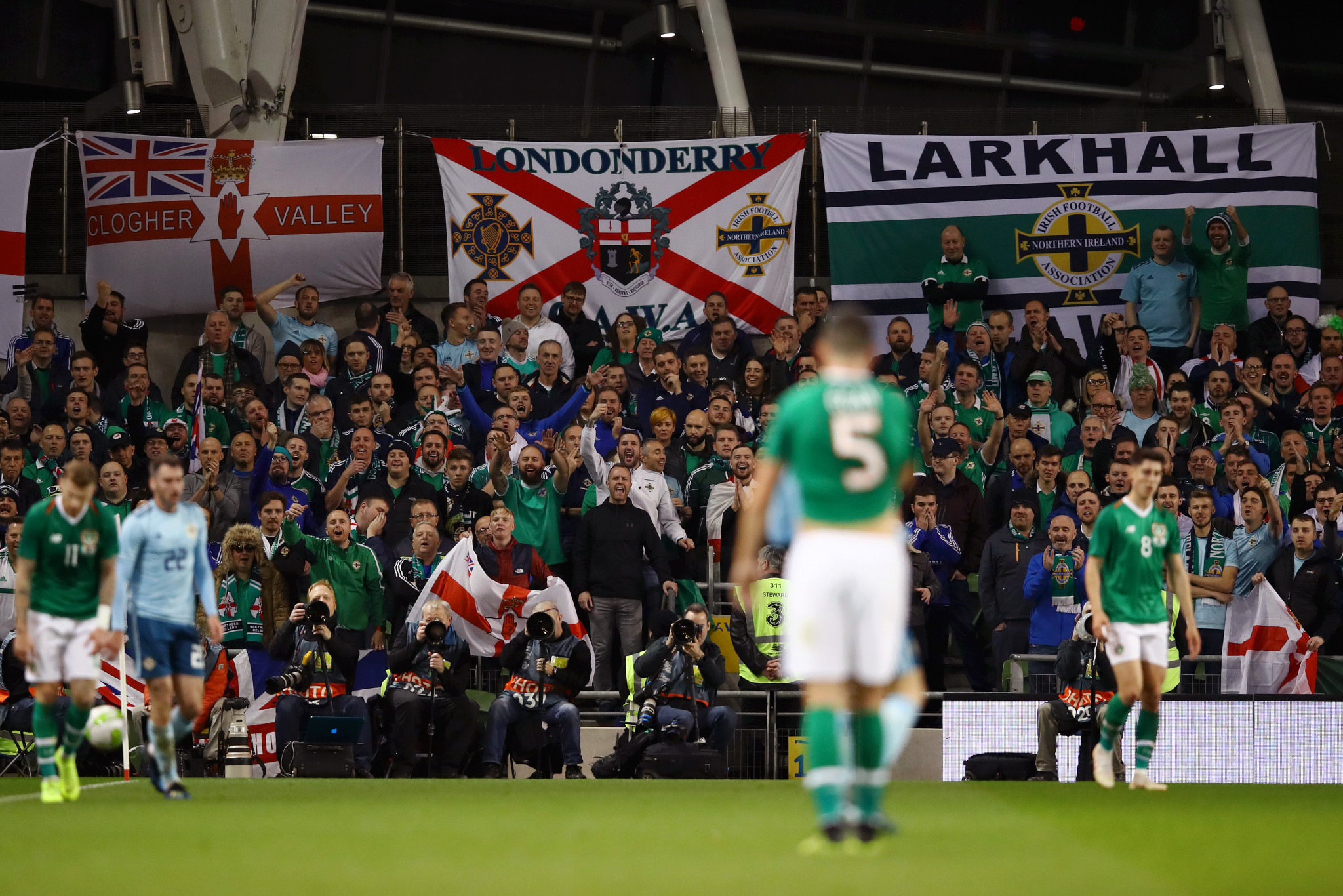 The Republic of Ireland and Northern Ireland last played in a friendly in November 2018, which ended goalless ©Getty Images