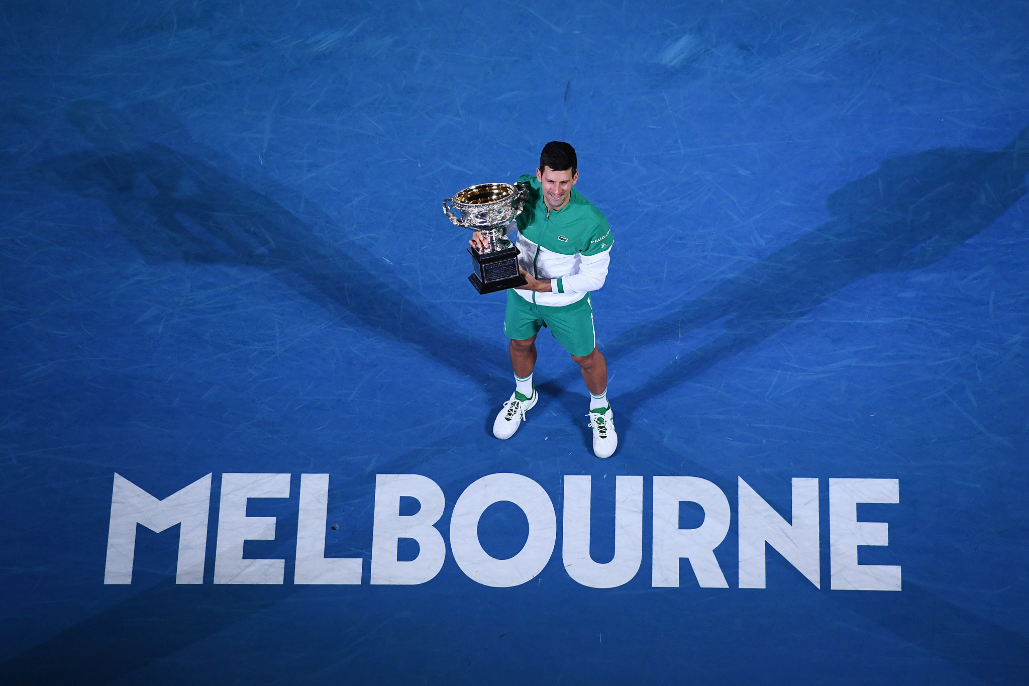 Novak Djokovic is hoping to secure a 10th Australian Open title in Melbourne ©Getty Images