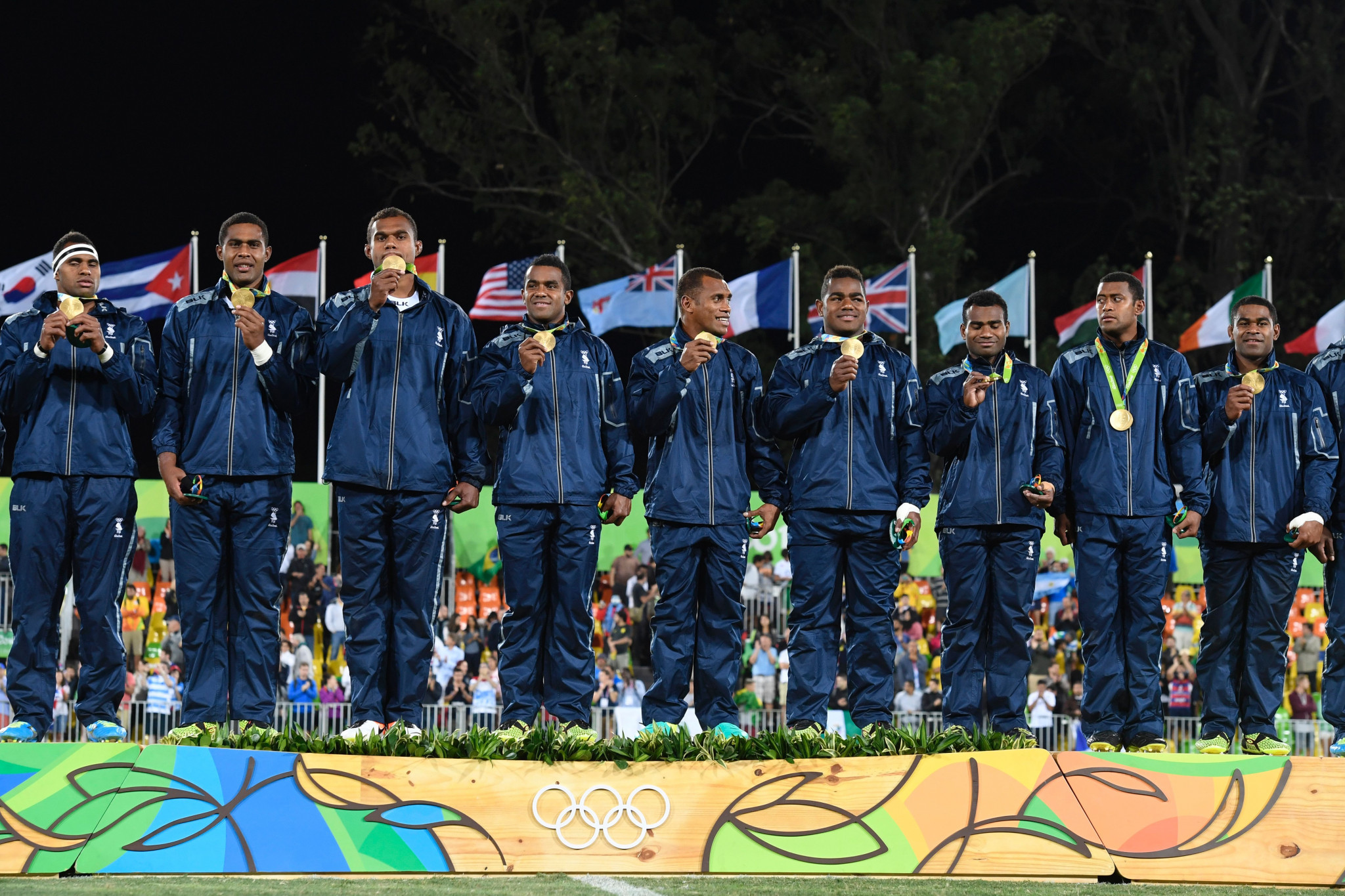 The men's rugby sevens team earned Fiji's first-ever Olympic gold medal at Rio 2016 ©Getty Images