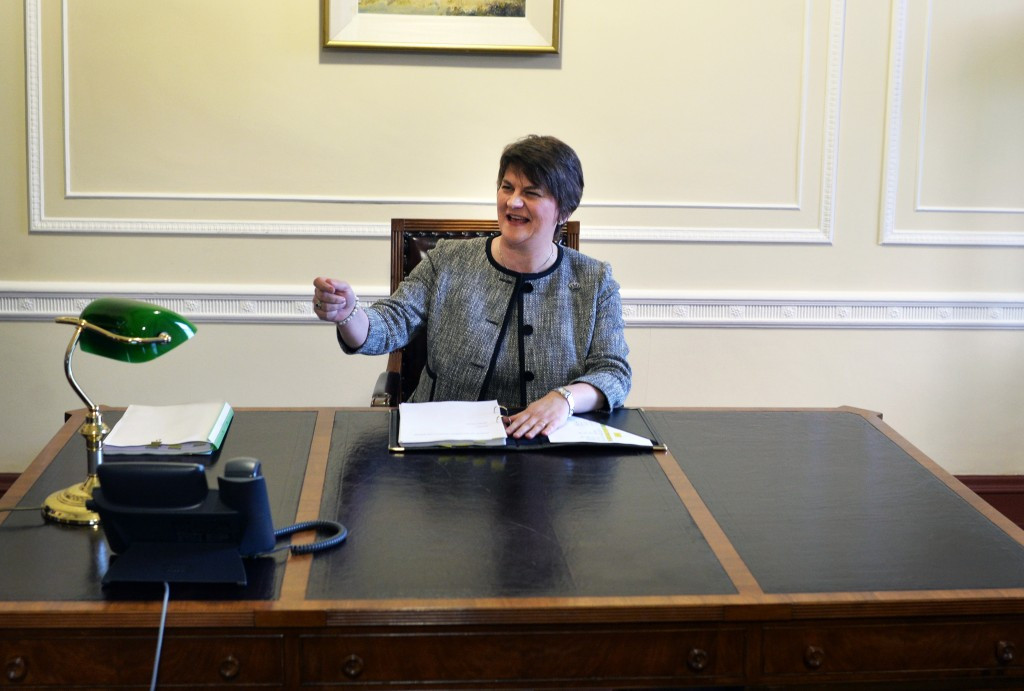 Northern Ireland First Minister Arlene Foster has reiterated their commitment to launch a compelling bid for the 2023 Rugby World Cup ©Getty Images