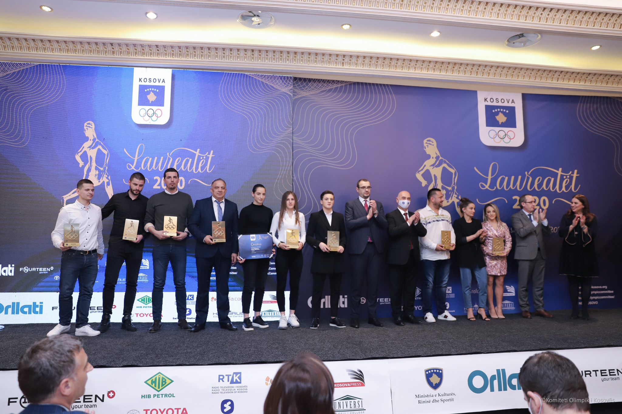 Krasniqi and Berisha scoop top prizes at Kosovo Olympic Committee awards