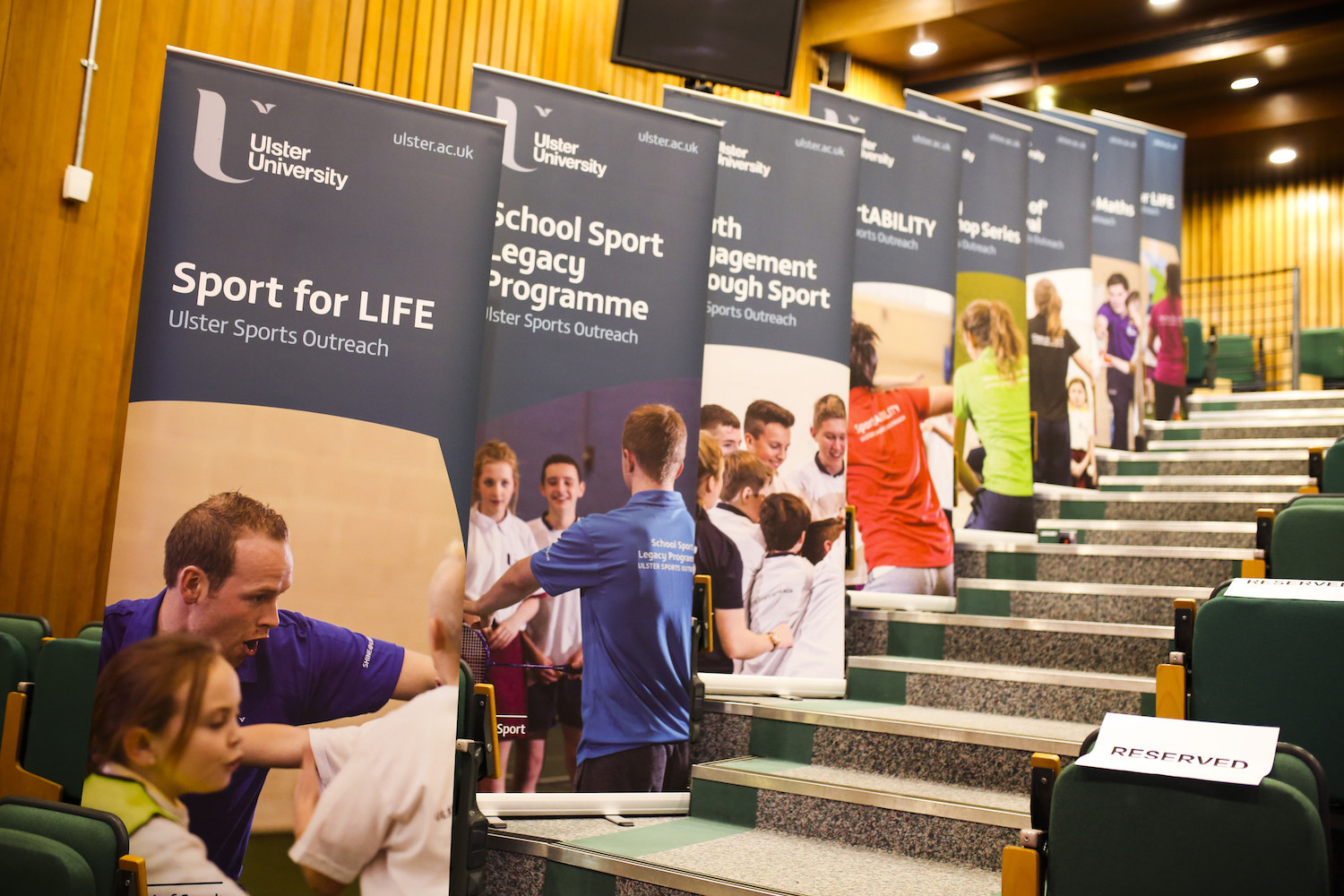 Sports outreach at Ulster University, one of six new additions to FISU's Healthy Campus programme ©FISU