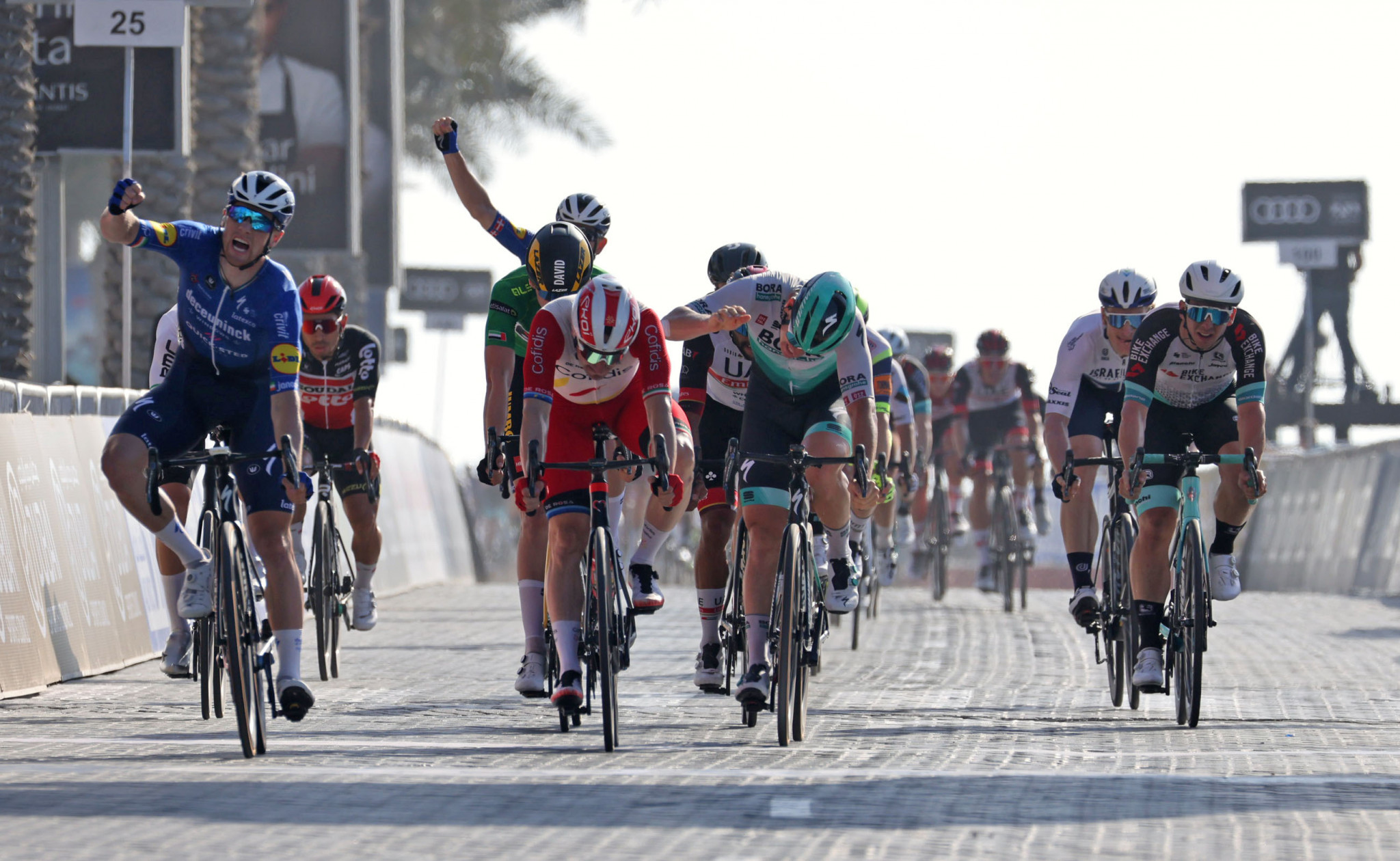 Sam Bennett claimed his second stage win of the UAE Tour ©Getty Images