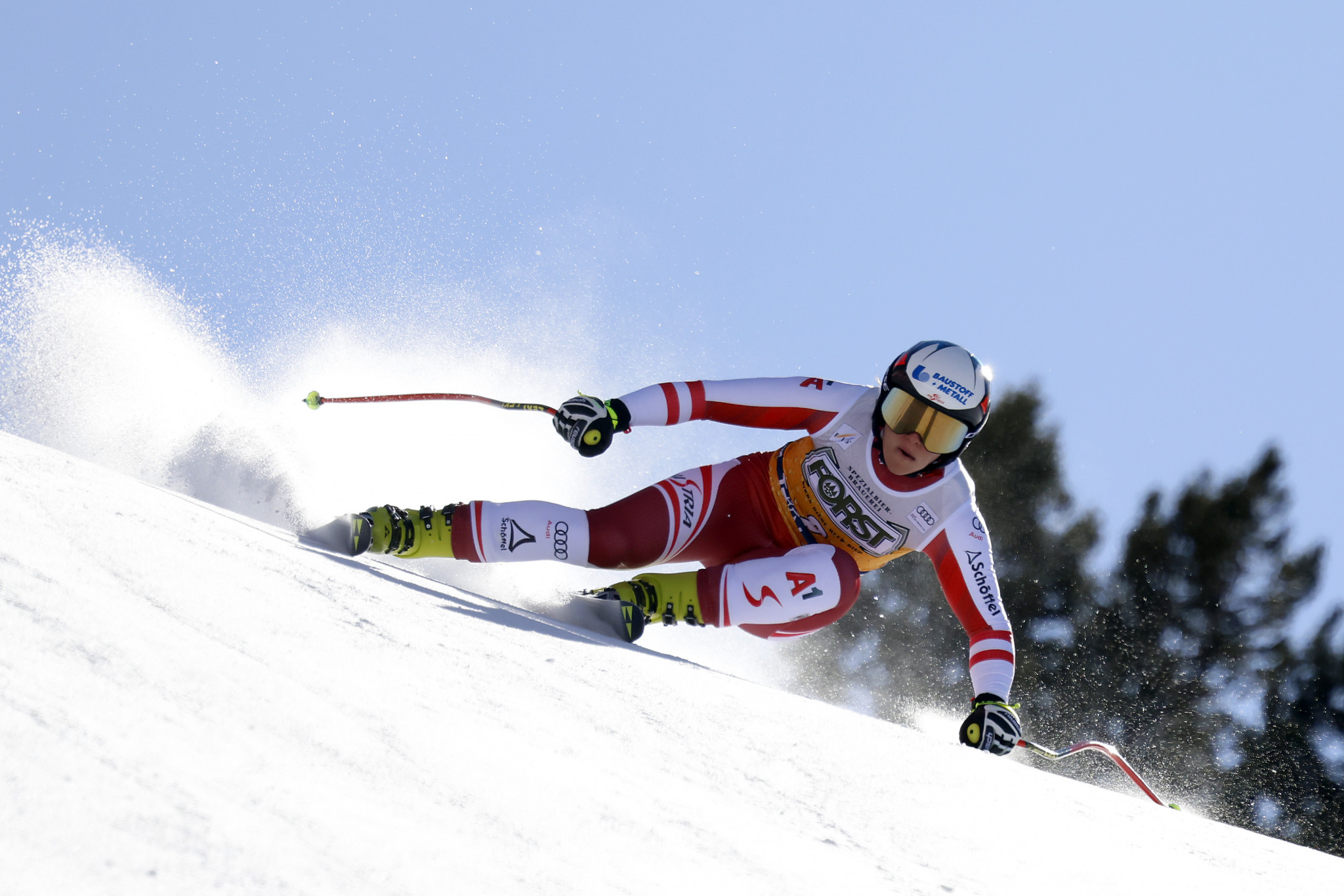 Ramona Siebenhofer of Austria just missed out on gold in Val di Fassa ©Getty Images