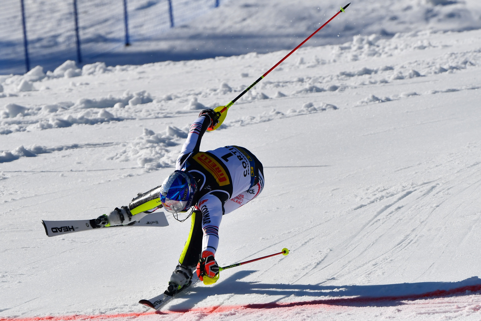 Alexis Pinturault failed to finish in the giant slalom at the Alpine Ski World Championships last week ©Getty Images