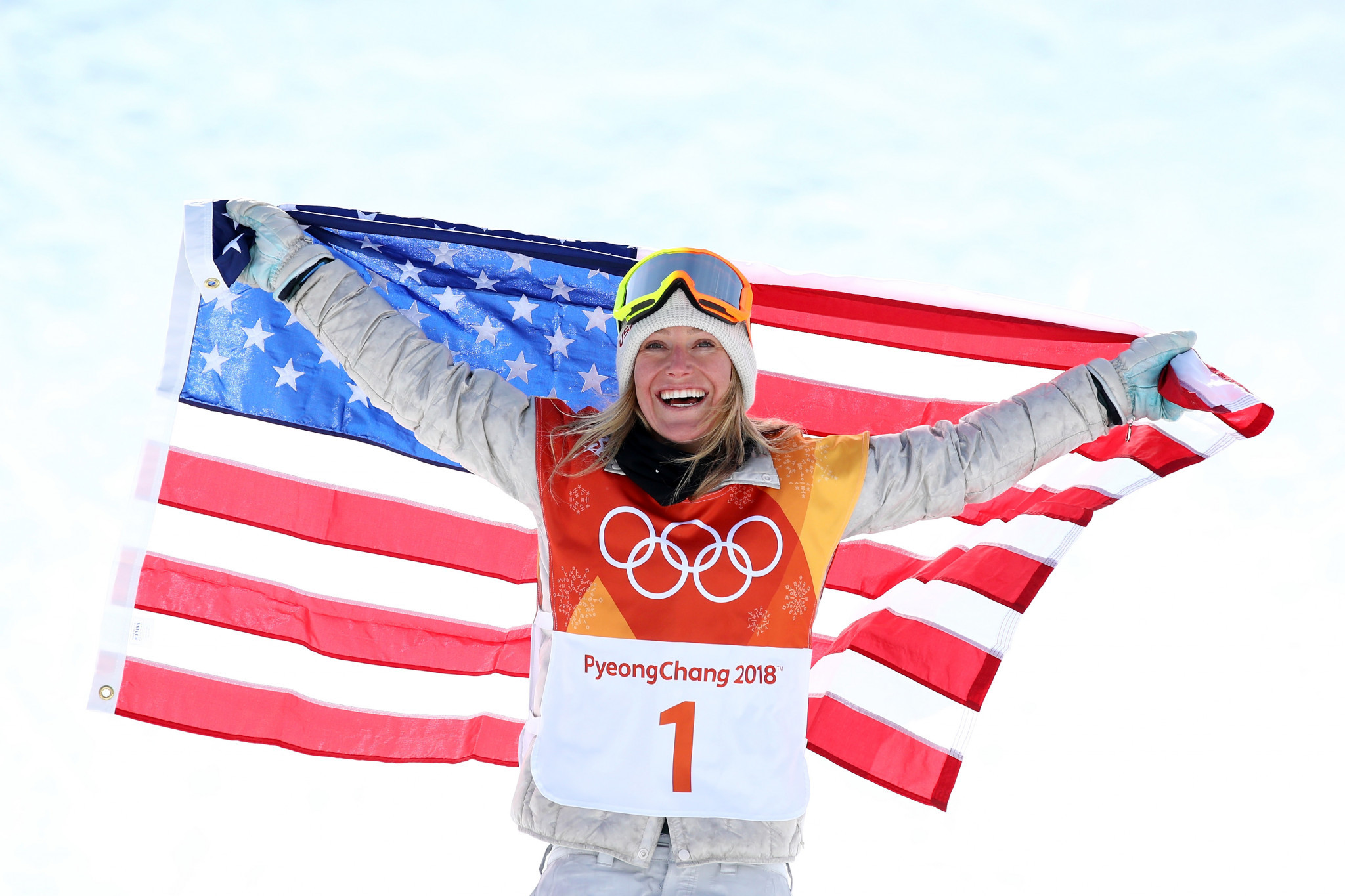 Back-to-back Olympic champion Jamie Anderson leads the women's slopestyle Snowboard World Cup standings ©Getty Images