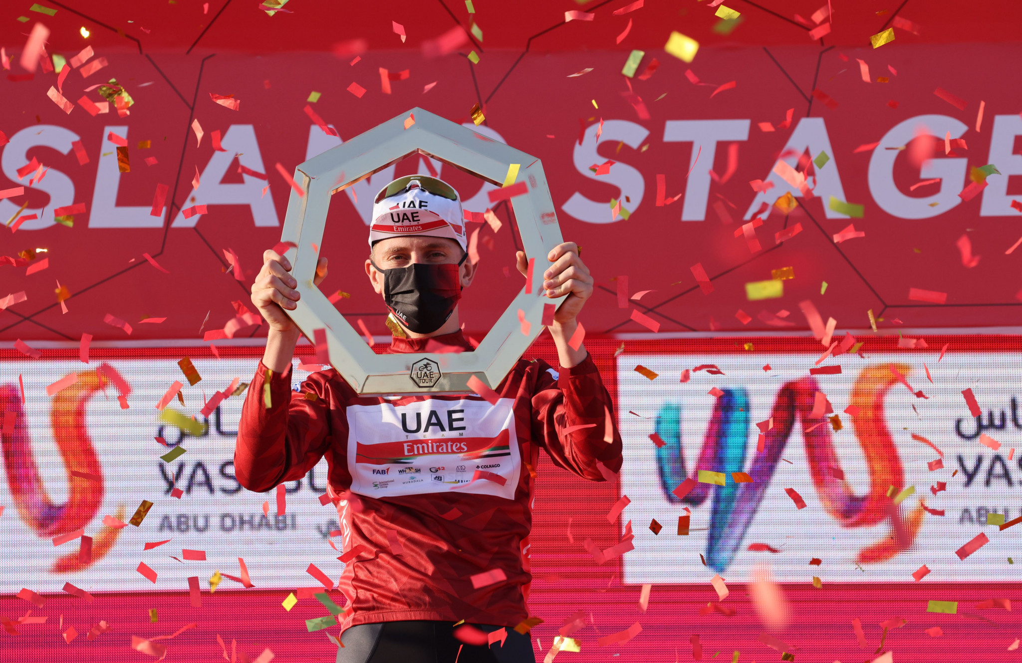 Tadej Pogačar secured the overall victory at the UAE Tour ©Getty Images