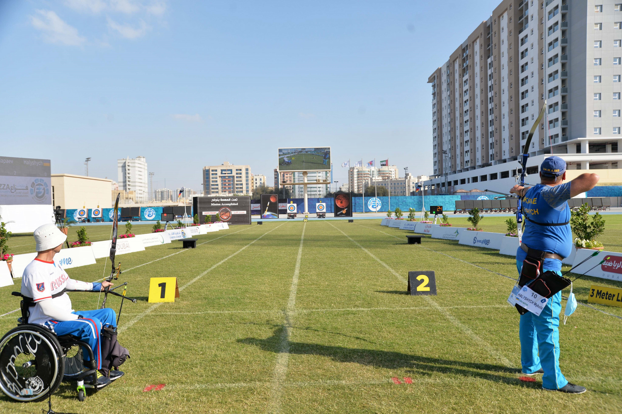 Anton Ziapaev revealed he is hopeful of repeating his gold-medal winning performance at the Fazza Para Archery World Ranking Tournament at Tokyo 2020 ©Gaber Abedeen/Fazza LOC Media