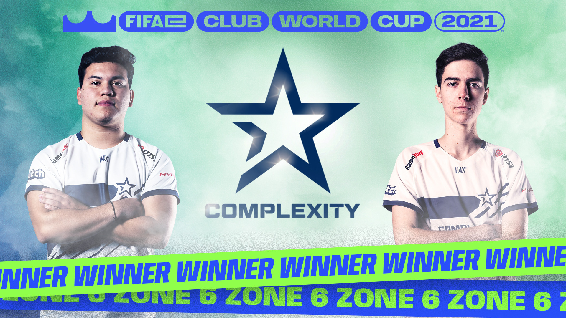 Complexity Gaming were among the winners on the final day of the FIFAe Club World Cup, triumphing in zone six, for teams from North America ©FIFA