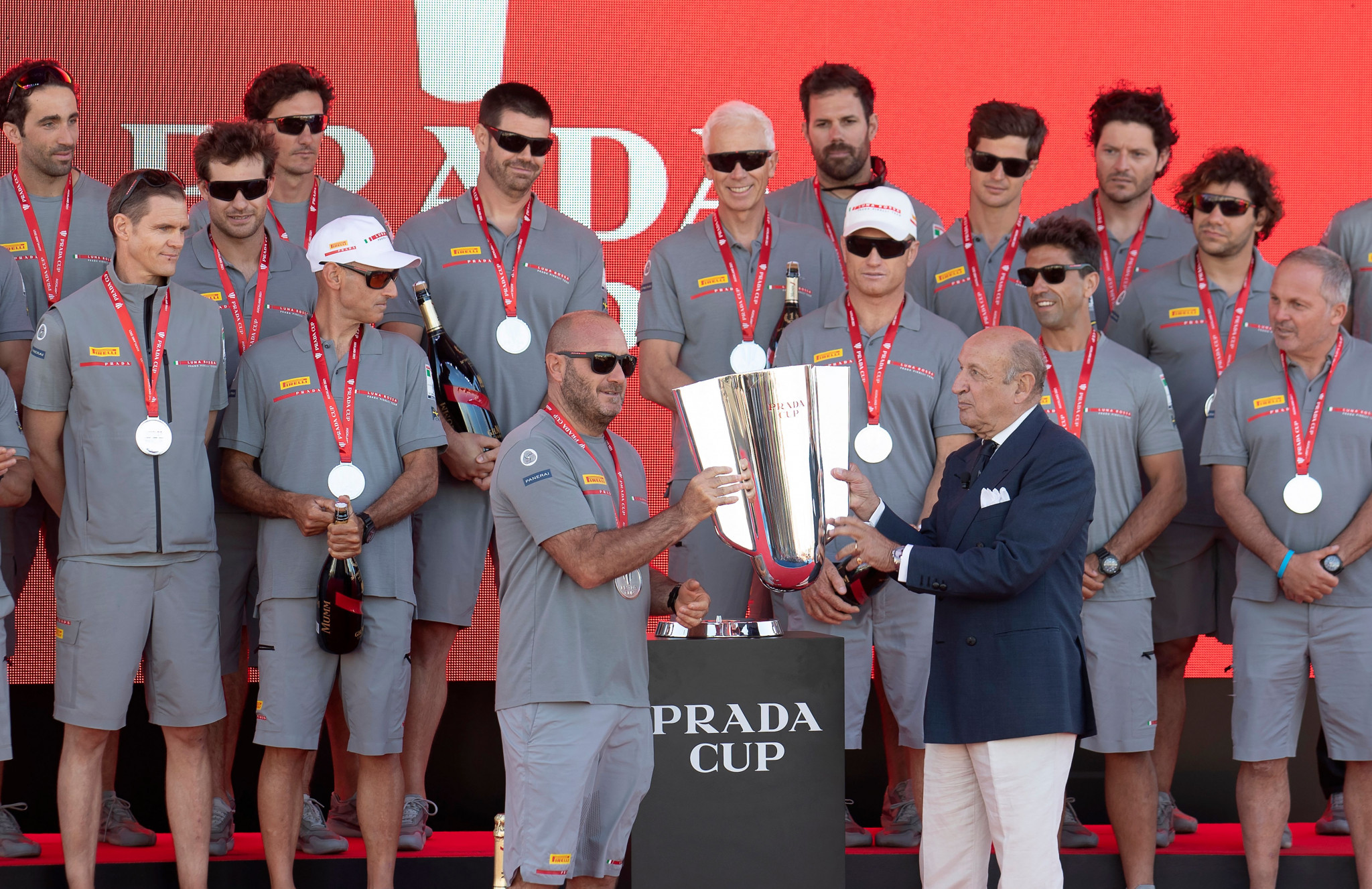 Circolo della Vela Sicilia won the Prada Cup selection race for the America's Cup ©Getty Images