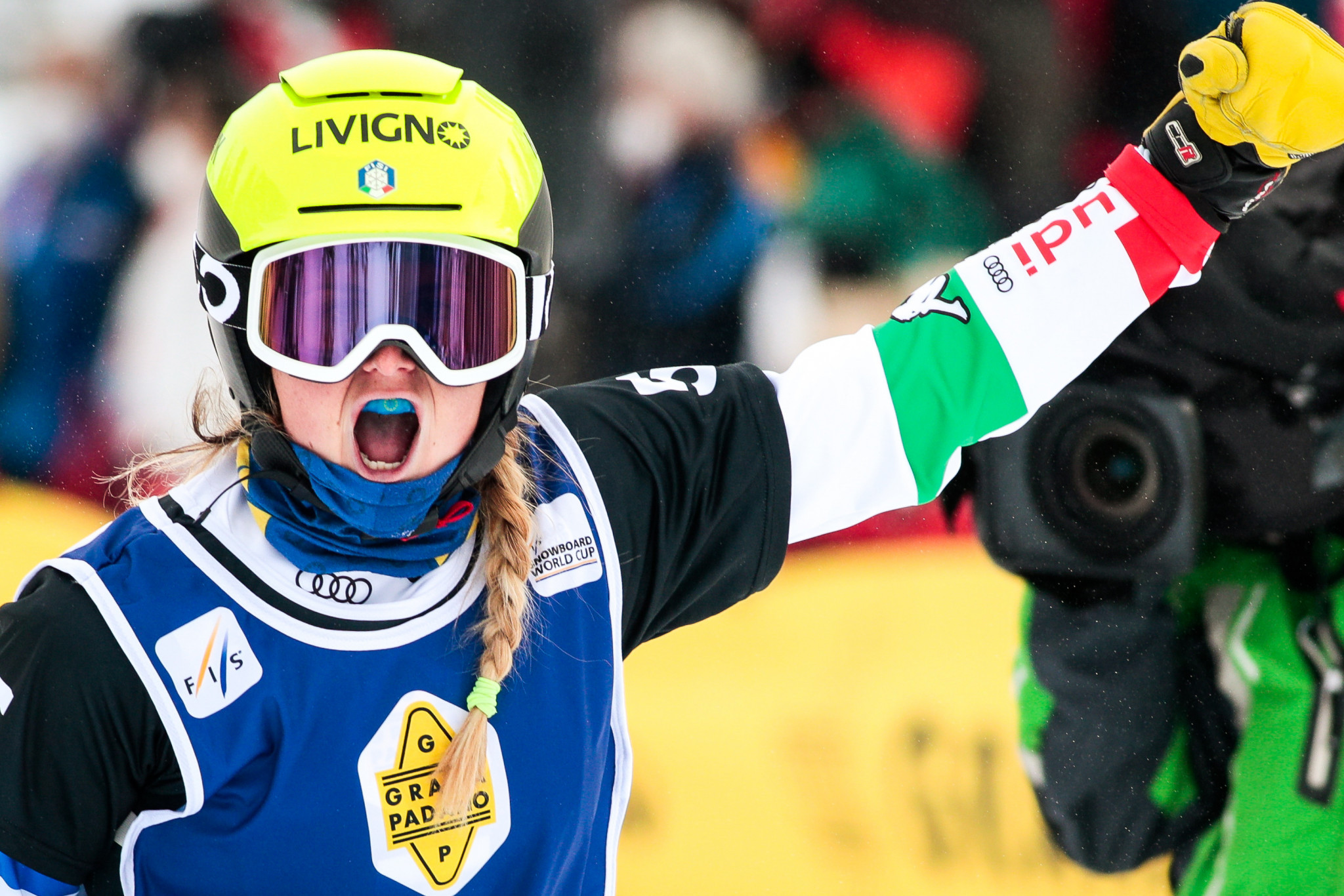 Michela Moioli is on course to defend her Snowboard Cross World Cup crown ©Getty Images