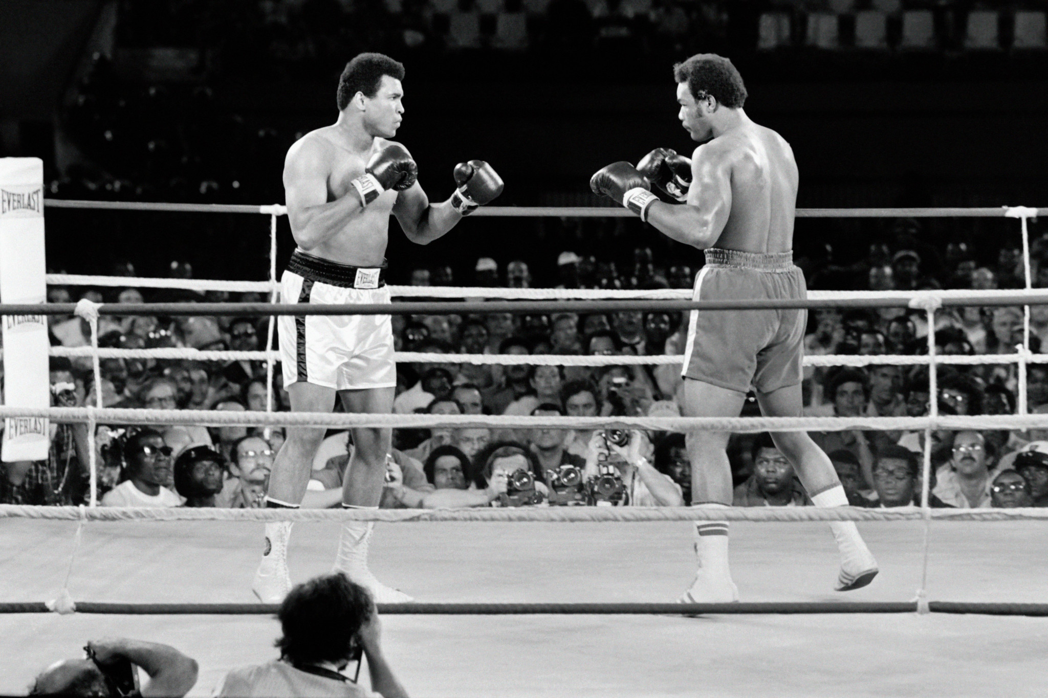 Our columnist argues that Muhammad Ali against George Foreman was a better spectacle than Ali-Frazier, billed as the fight of last century ©Getty Images