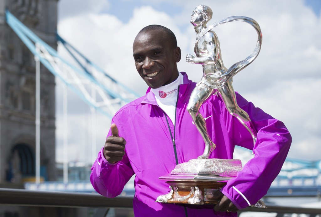 Eliud Kipchoge will be vying to defend his men's London Marathon title